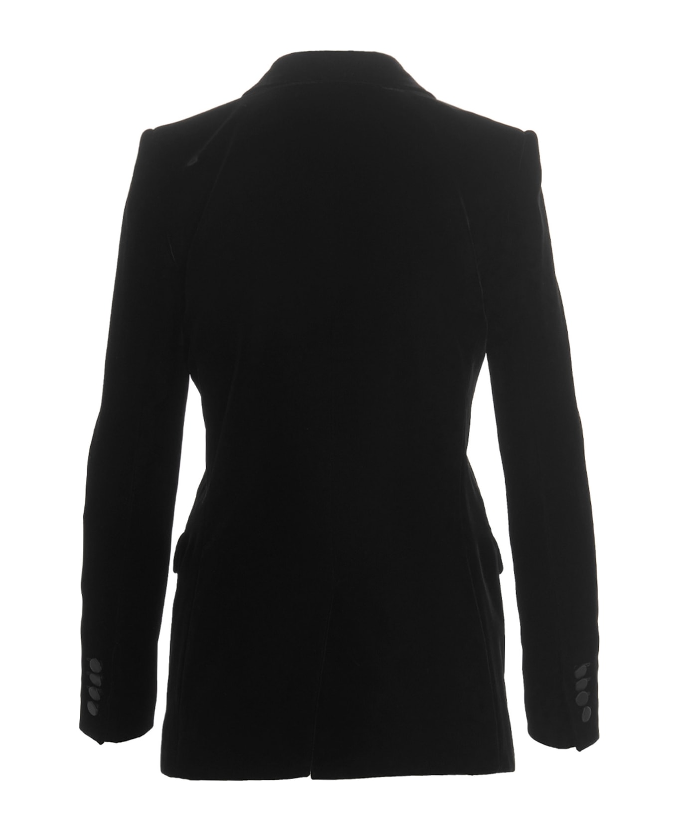 Saint Laurent Velvet Smoking Blazer - Black ブレザー