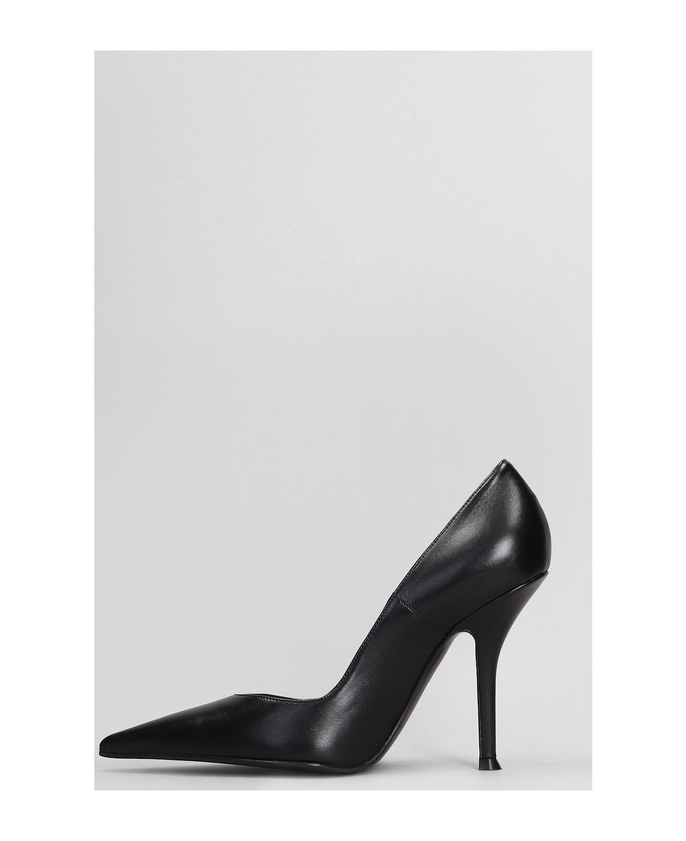 Lella Baldi Pumps In Black Leather - black