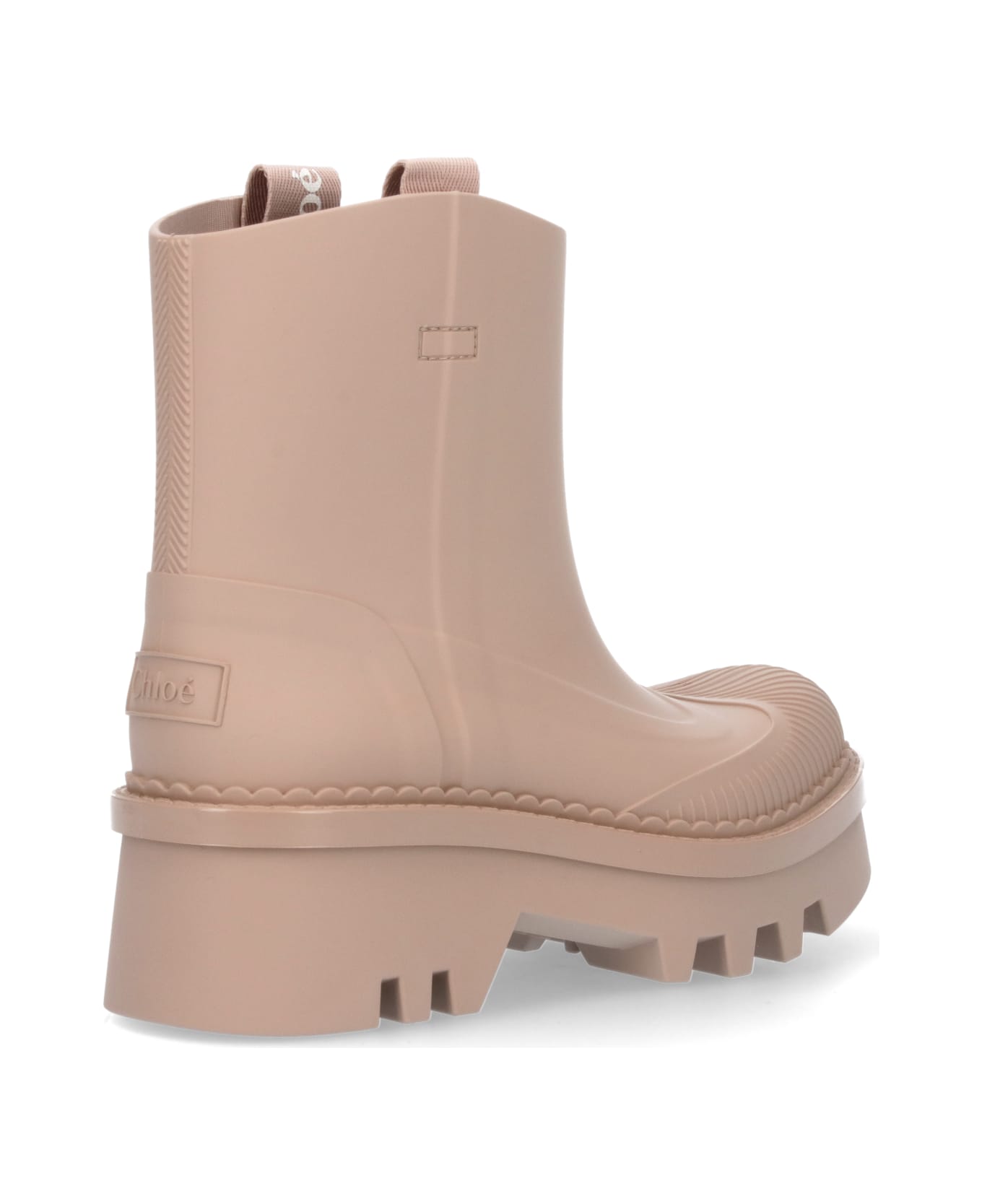 Chloé Rain Boots "raina" - Beige