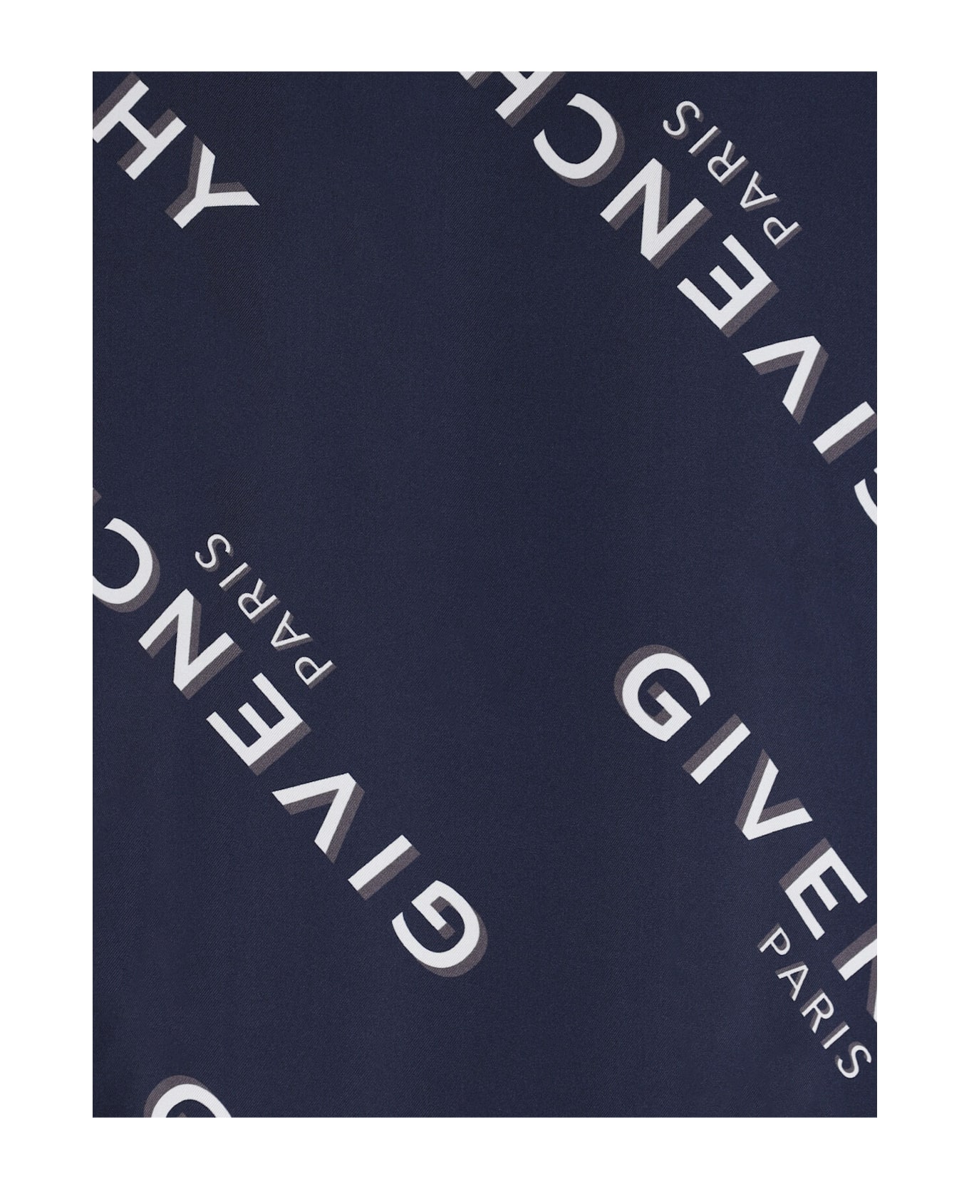 Givenchy 
bowling
 Silk Shirt - Blue