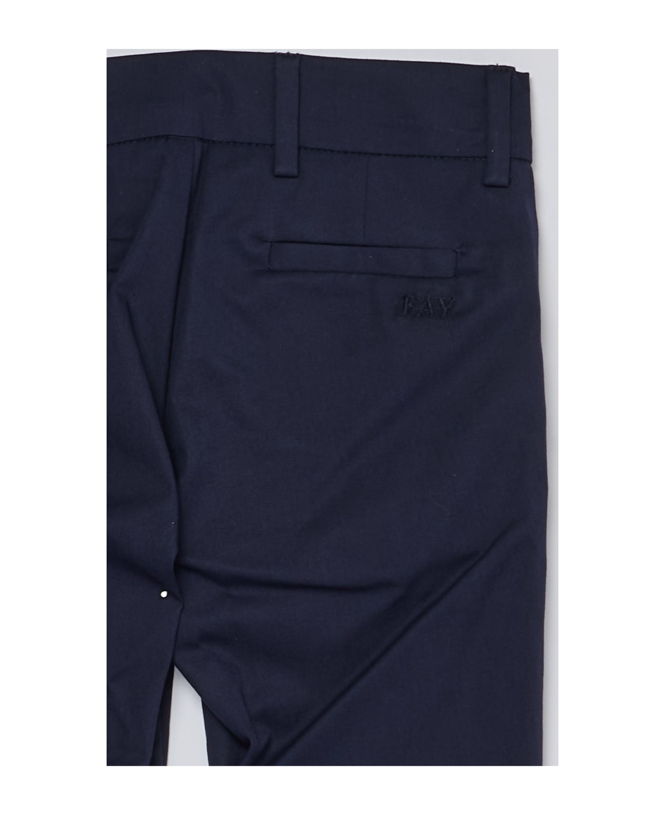 Fay Trousers Trousers - BLU ボトムス