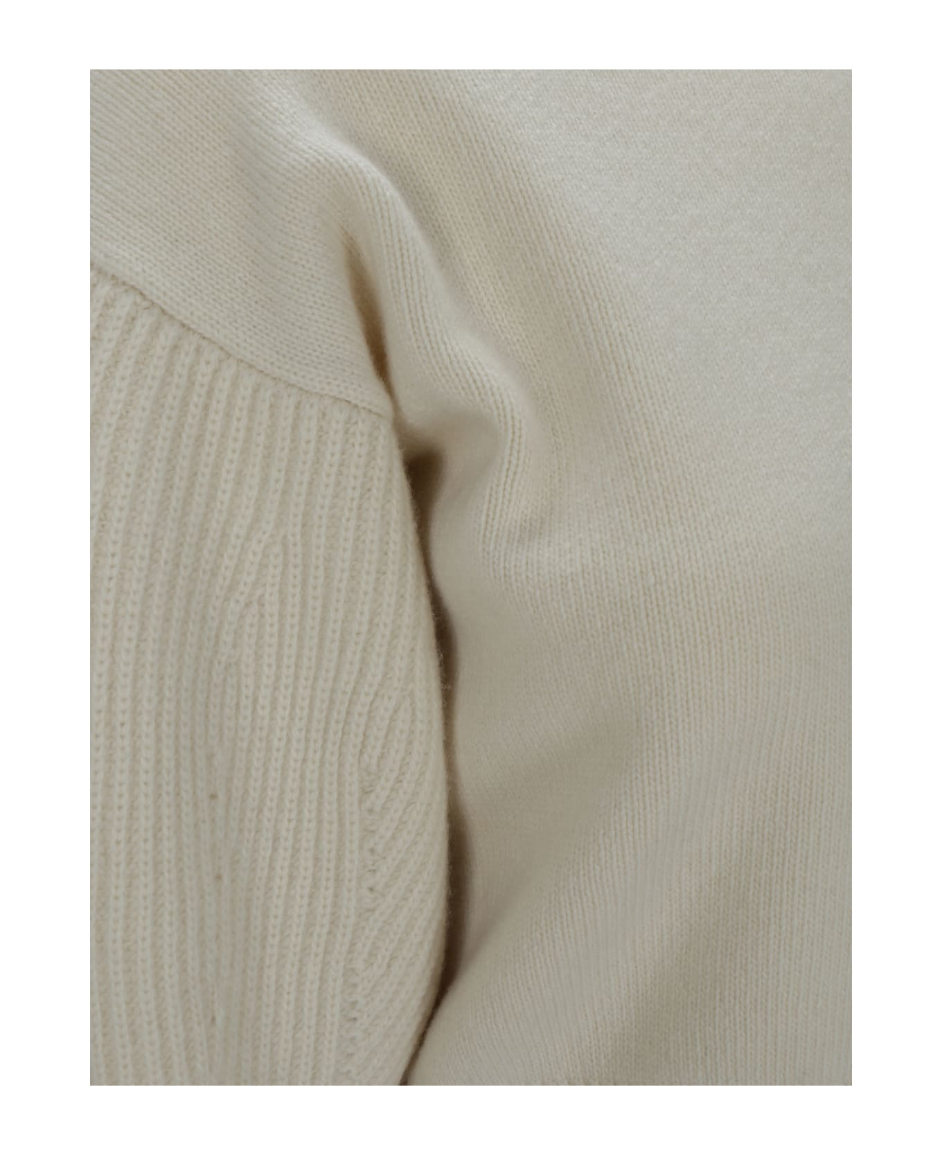 Alexander McQueen Wool Jersey - Ivory ニットウェア