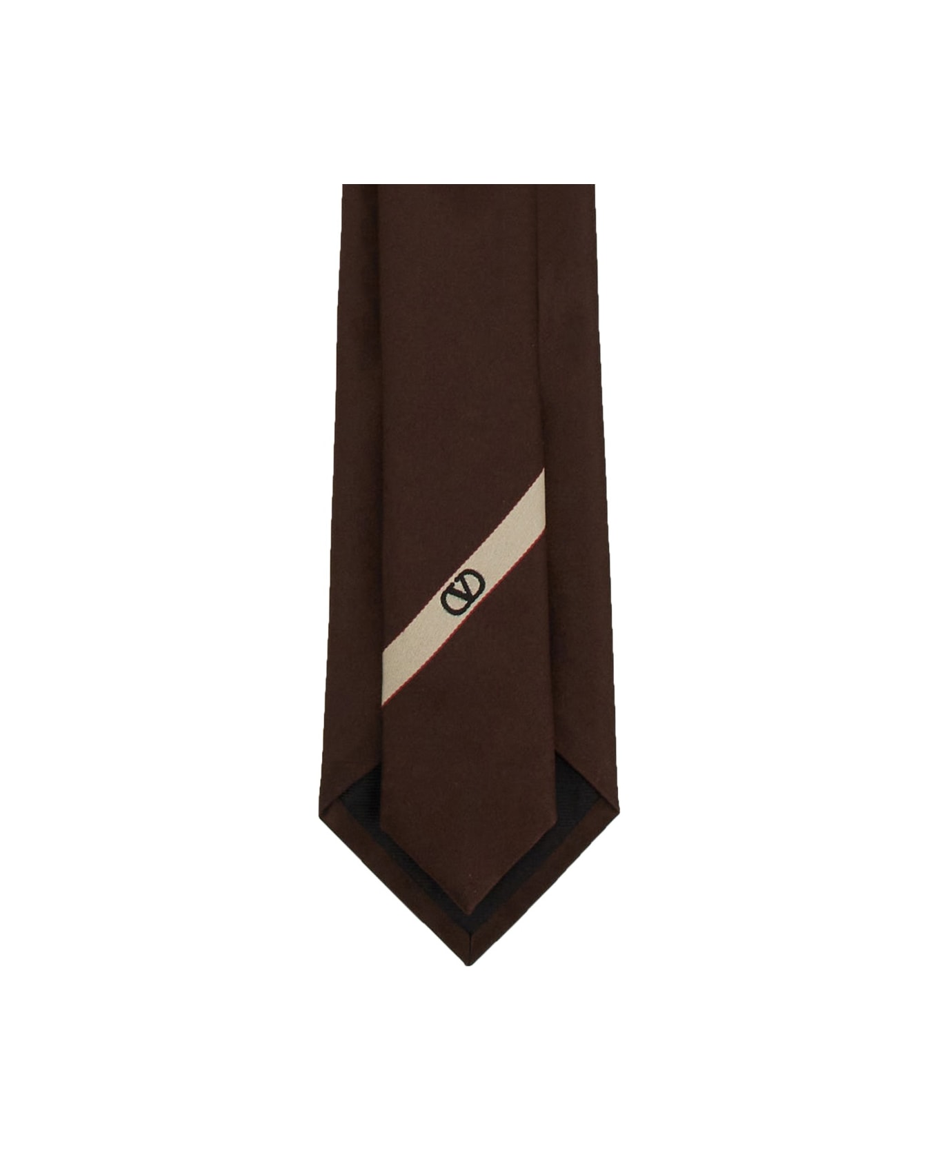 Valentino Garavani Tie "valentie" - BROWN