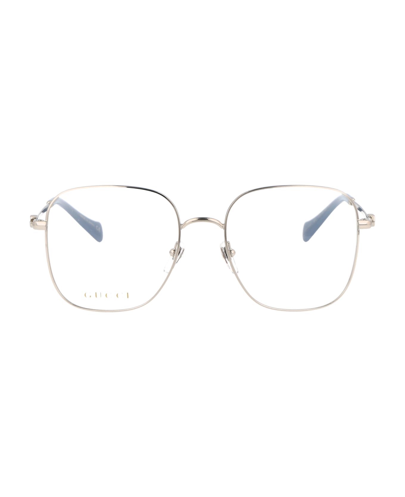Gucci Eyewear Gg1144o Glasses - 002 SILVER SILVER TRANSPARENT アイウェア