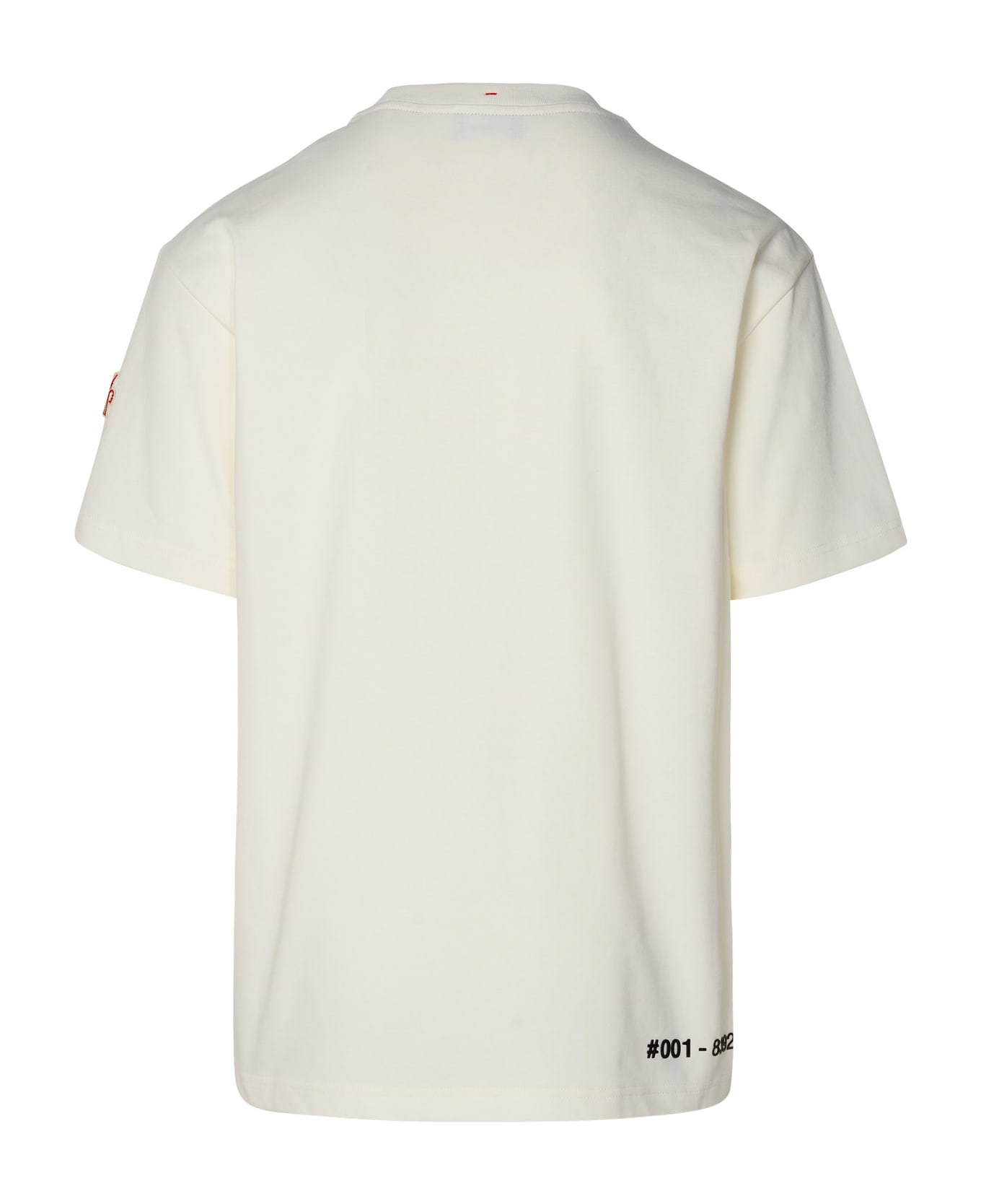 Moncler Grenoble Ivory Cotton T-shirt - WHITE シャツ