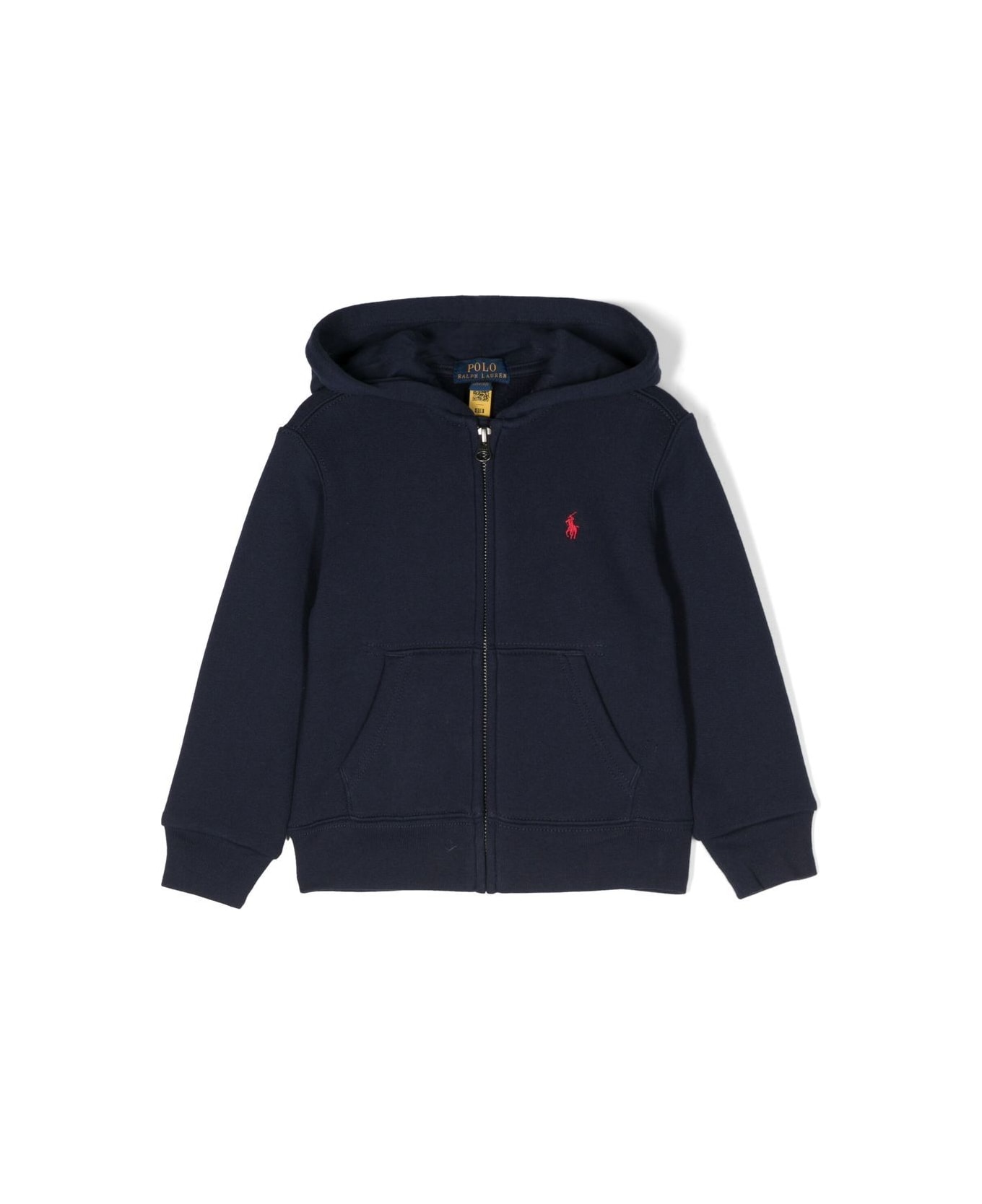 Polo Ralph Lauren Kids Hooded Sweatshirt - Blue