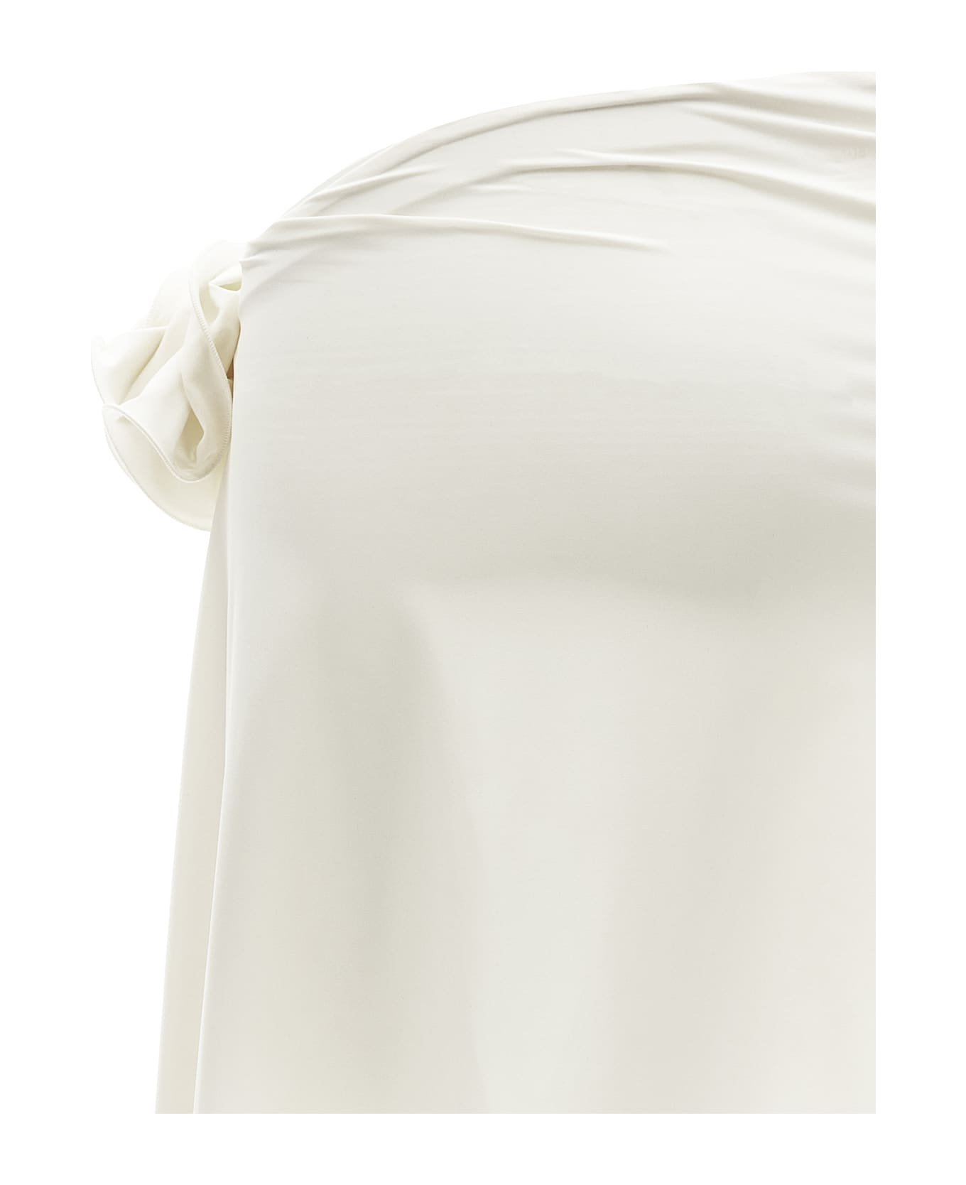 Magda Butrym Asymmetrical Mini Skirt - White