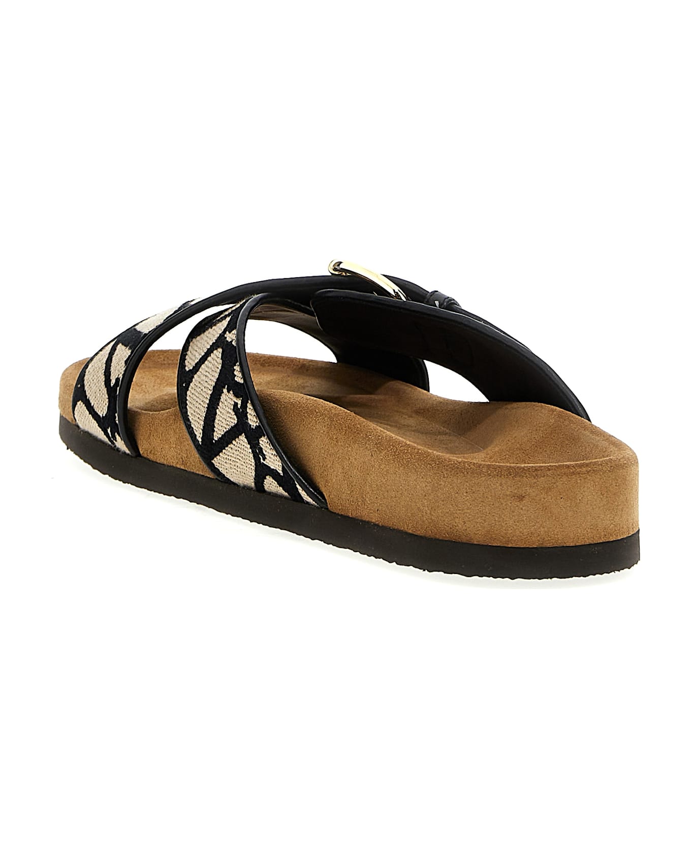 Valentino Garavani 'toile Iconographe' Sandals - Beige