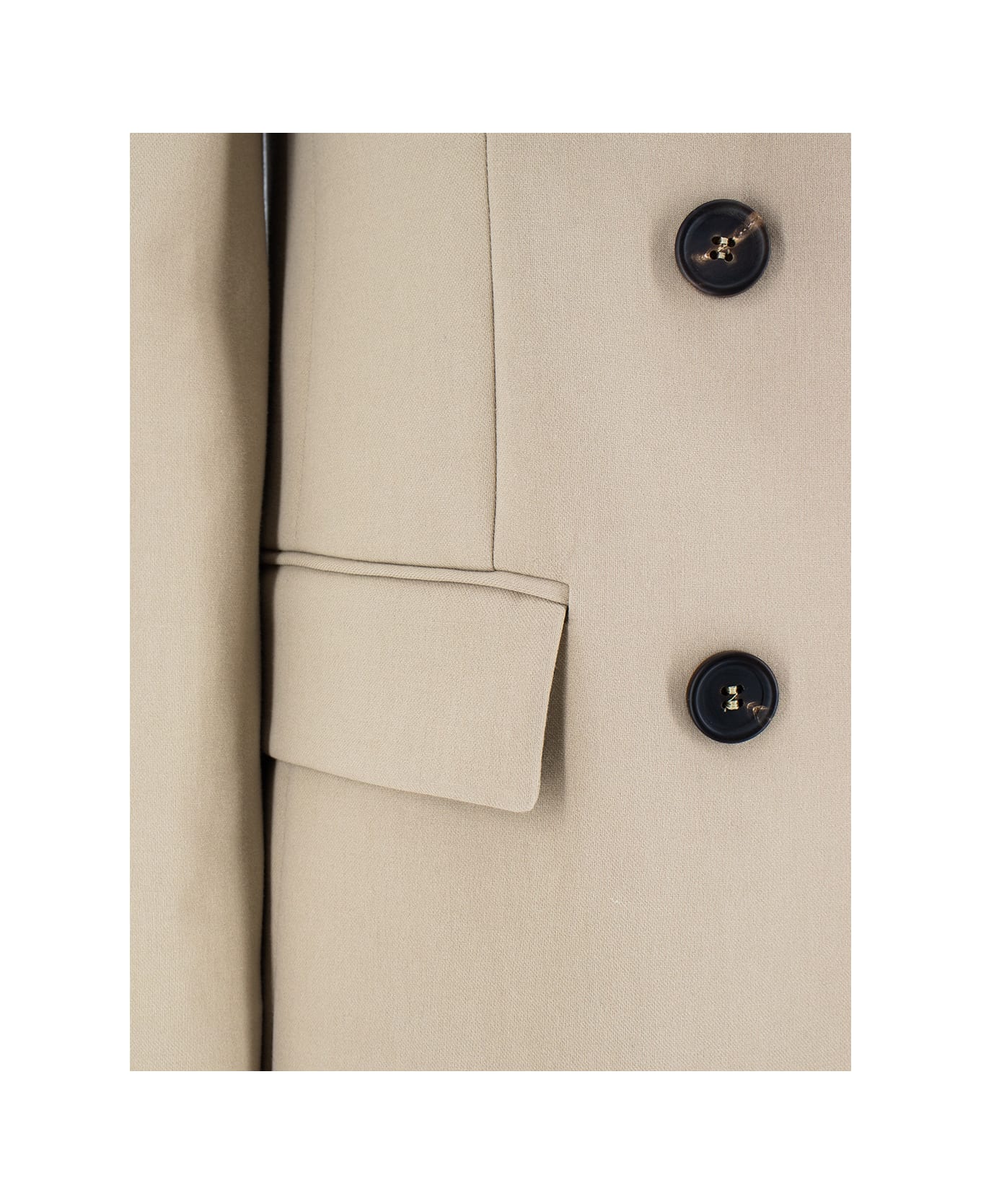 Brunello Cucinelli Double-breasted Cotton Blazer - CARTONE コート