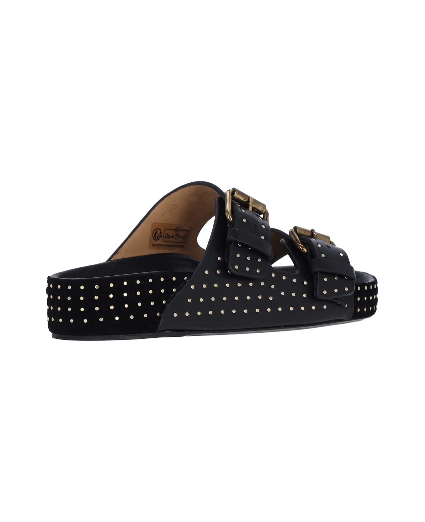 Isabel Marant Studded Detail Sandals - Black サンダル