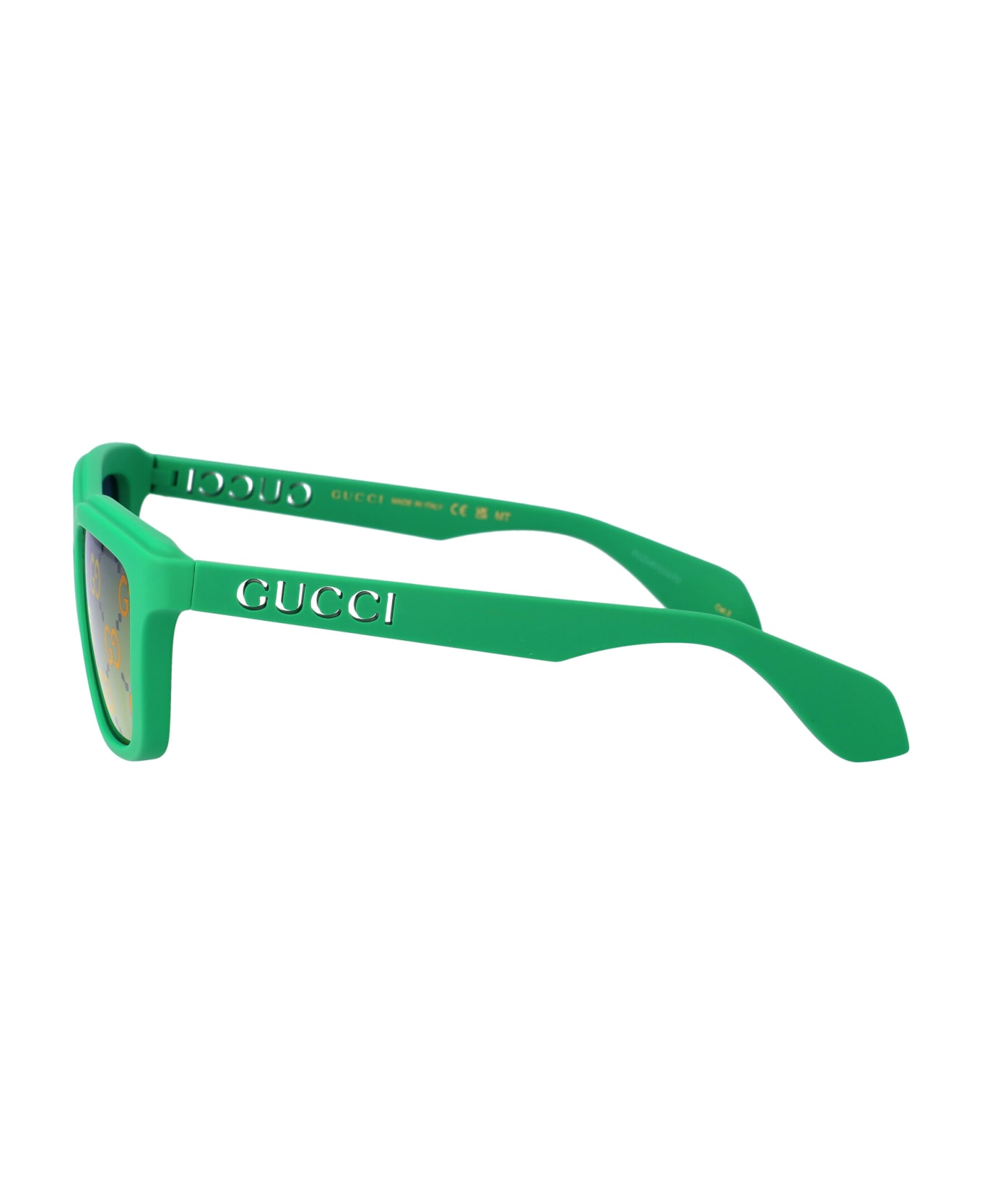 Gucci Eyewear Gg1571s Sunglasses - 004 GREEN GREEN BLUE