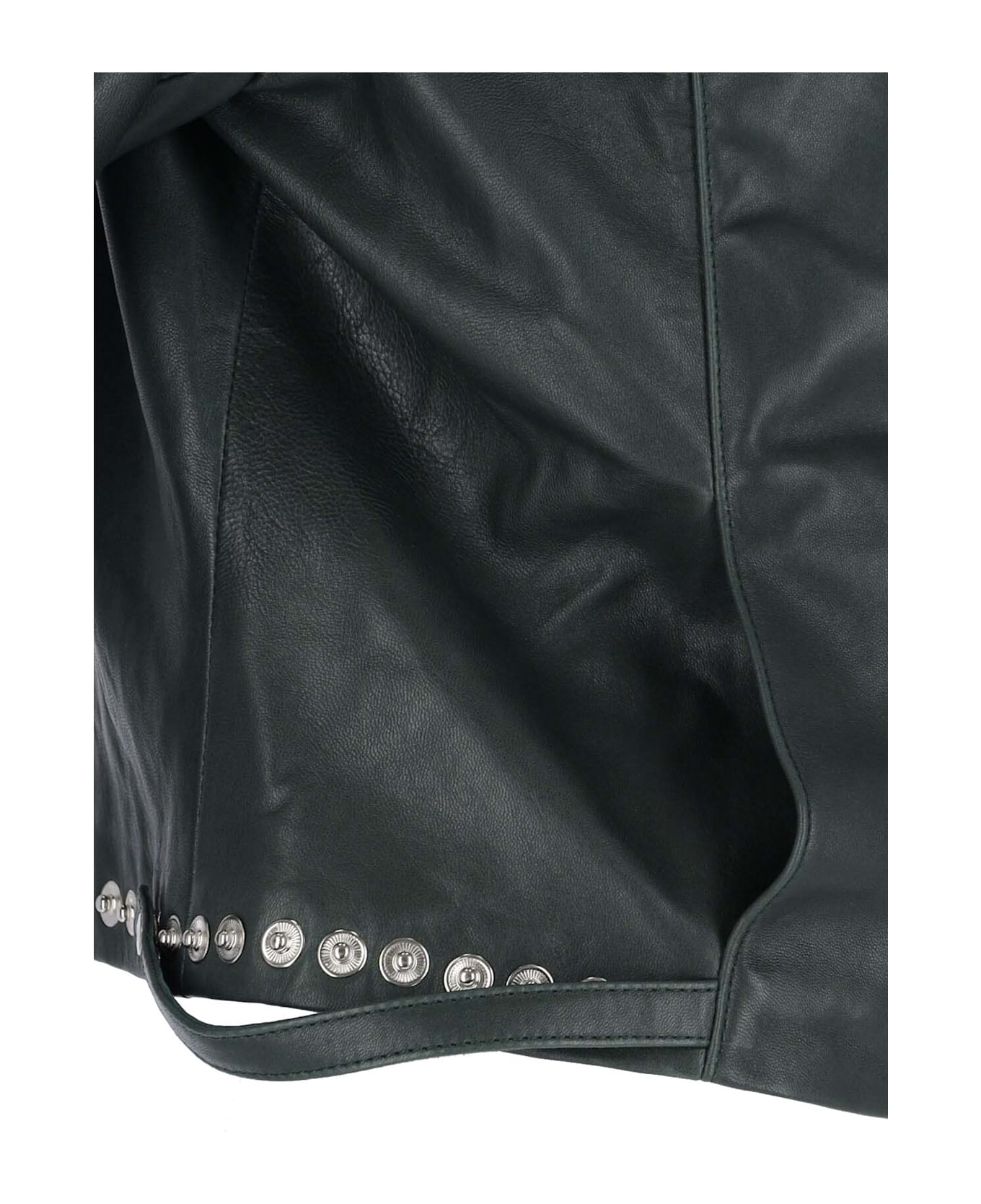 Paloma Wool 
octavia
 Lamb Leather Jacket - Green