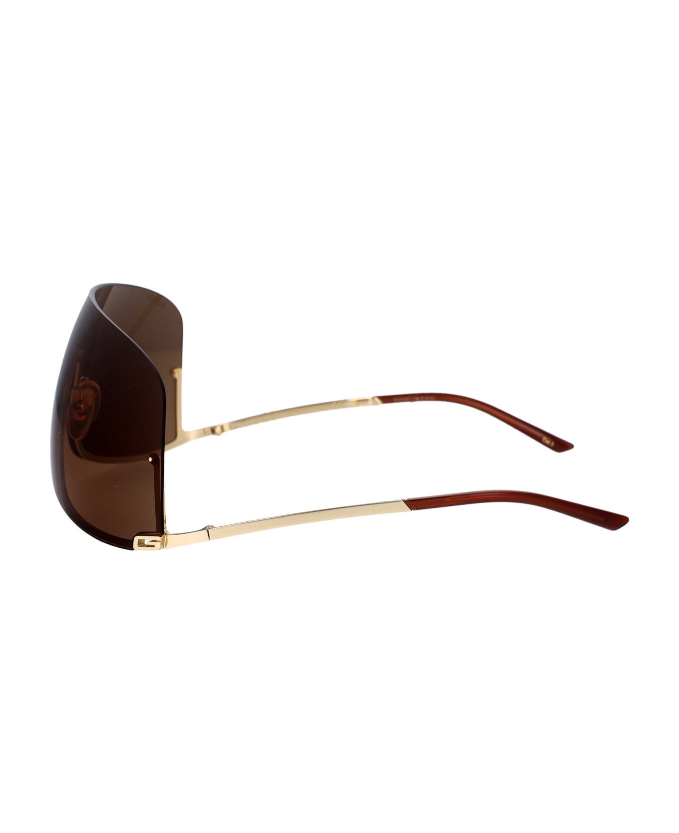 Gucci Eyewear Gg1560s Sunglasses - 002 GOLD GOLD BROWN