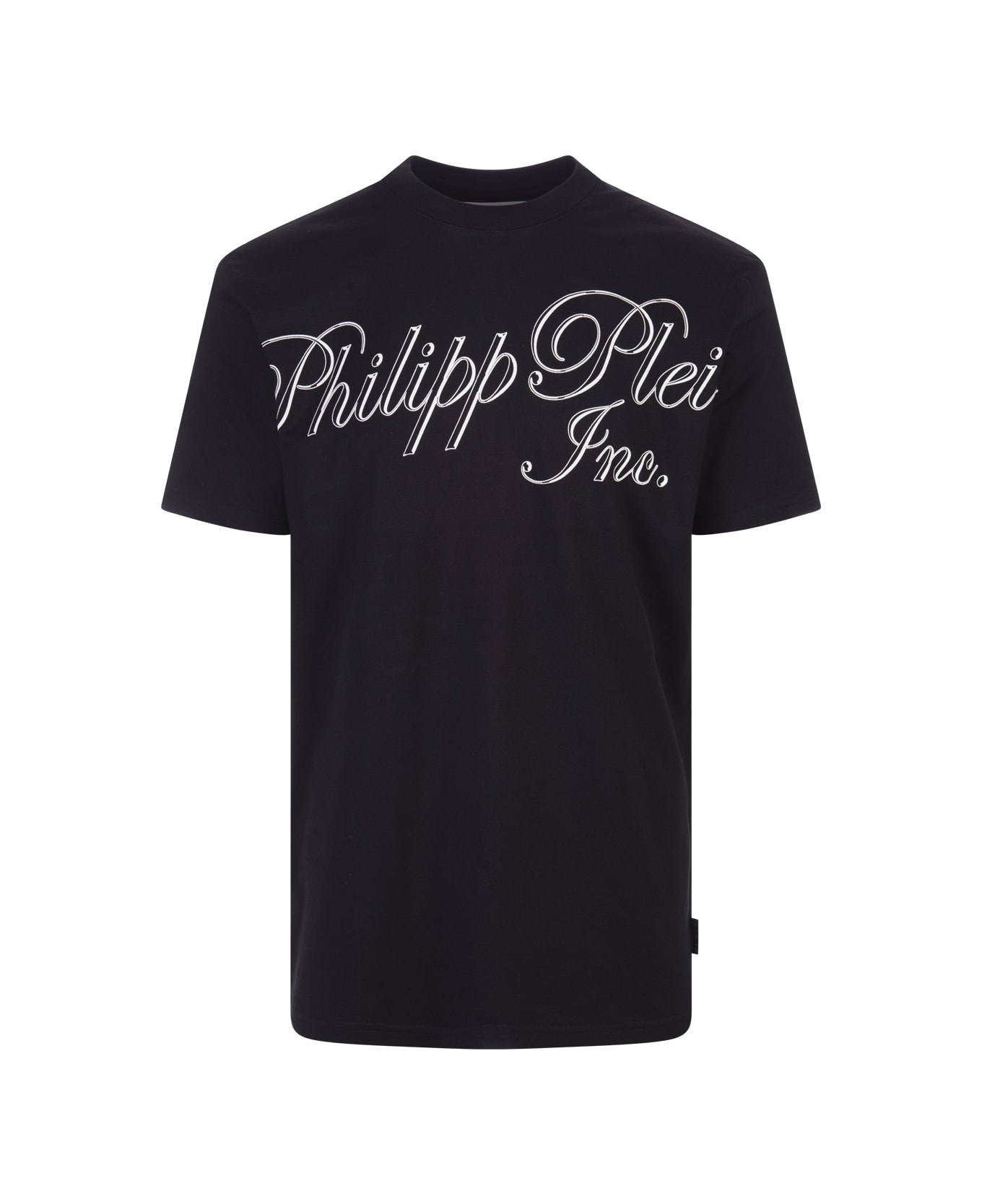 Philipp Plein Black T-shirt With Philipp Plein Tm Print - Black シャツ