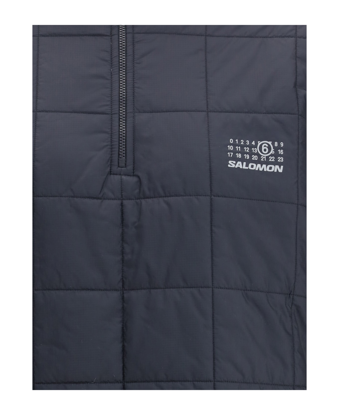 MM6 Maison Margiela Quilted Half Zipped Jacket Salomon X Mm6 - Black
