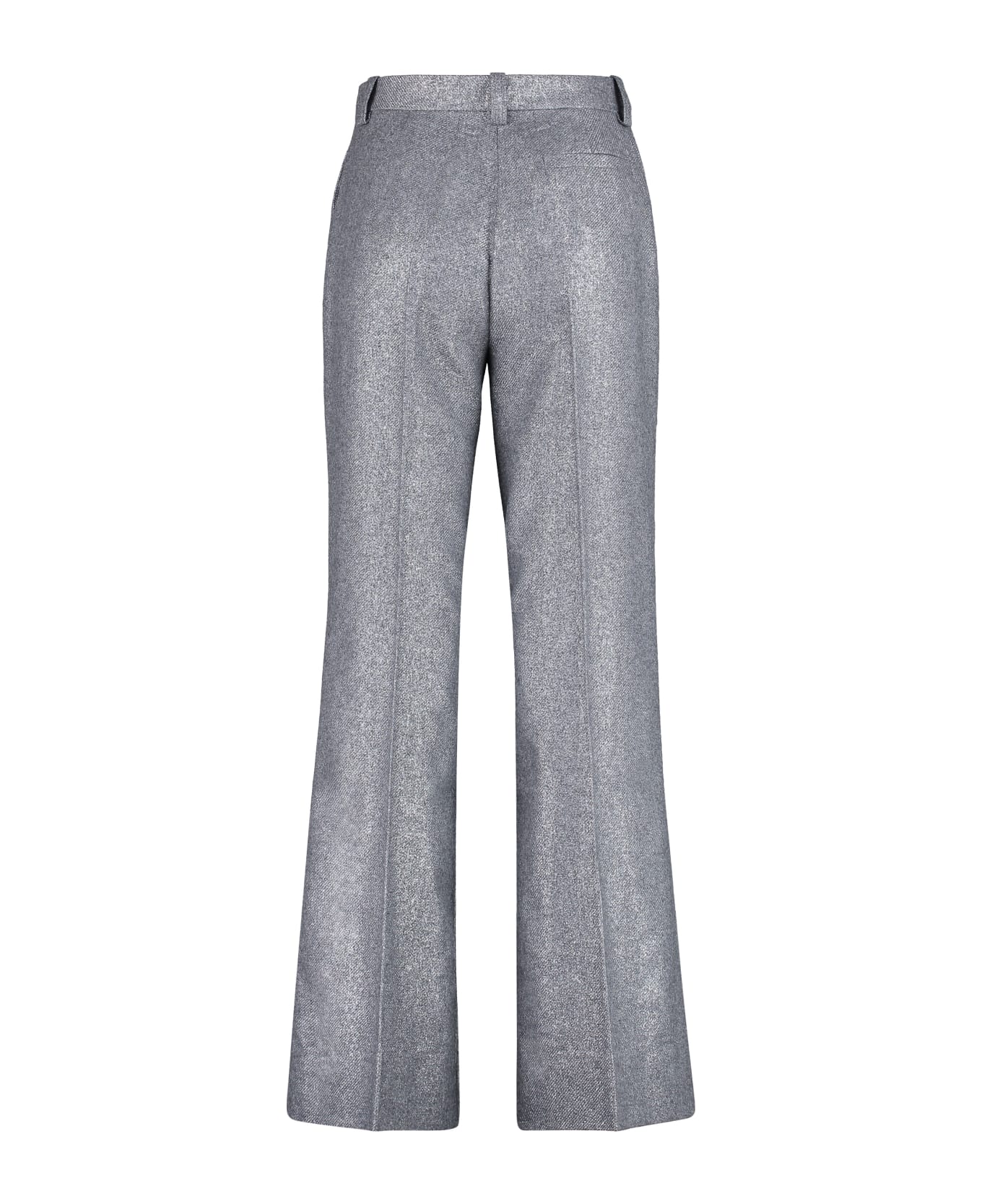 Rodebjer Emma Flared-leg Tailored Trousers - Silver