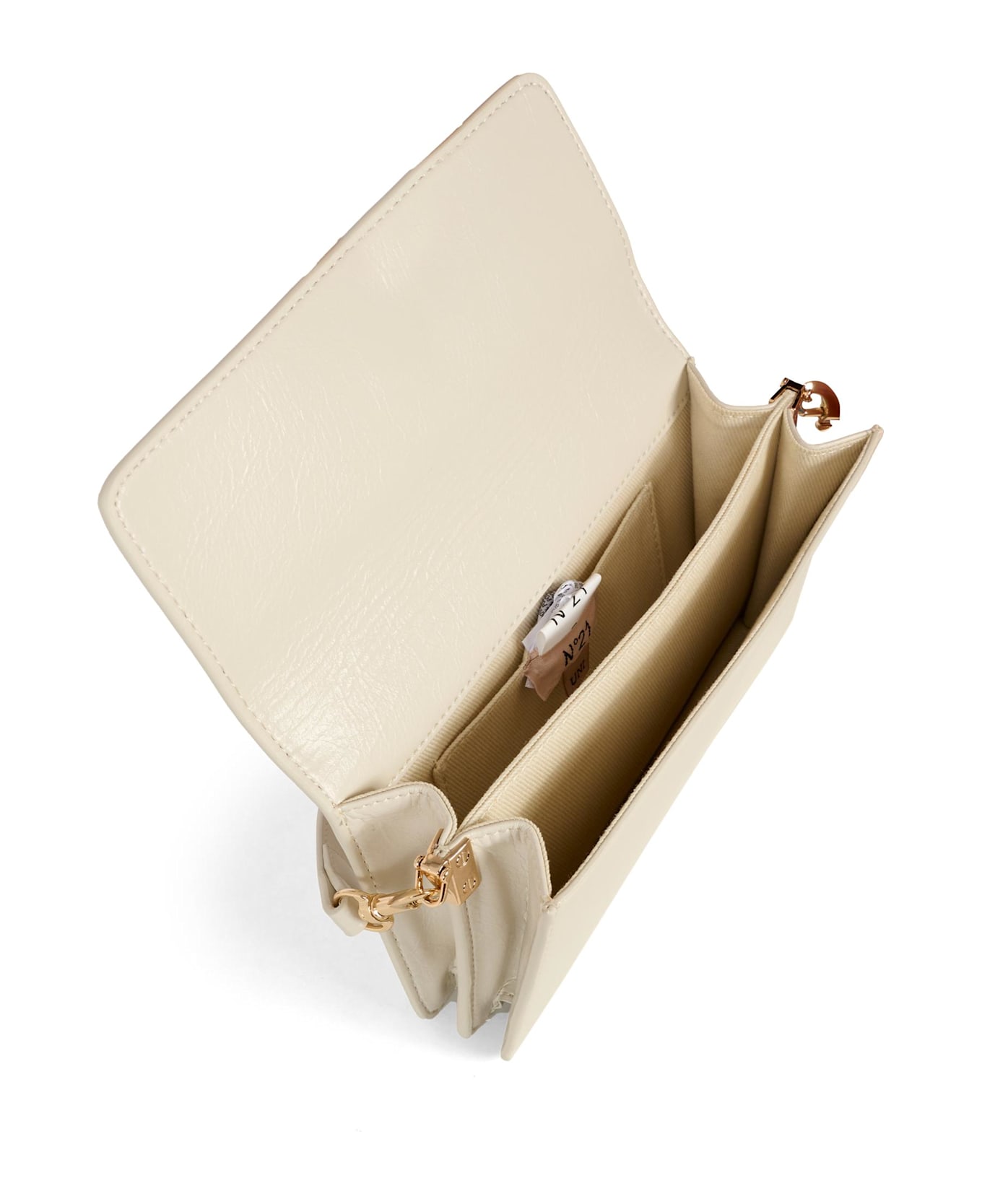 N.21 Beige Clutch For Girl With Logo - Beige