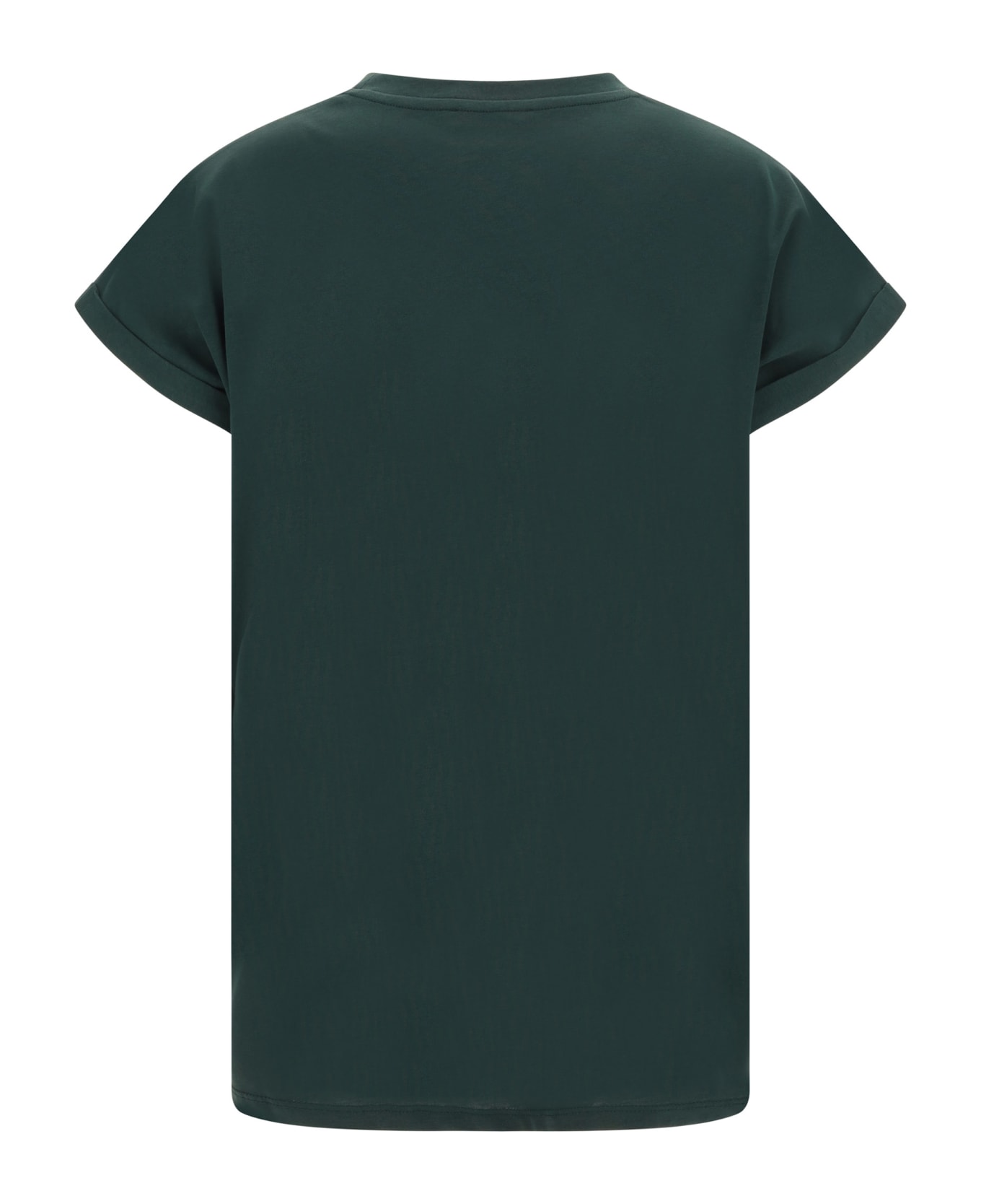 Balmain T-shirt - Ufk Vert Fonce Naturel