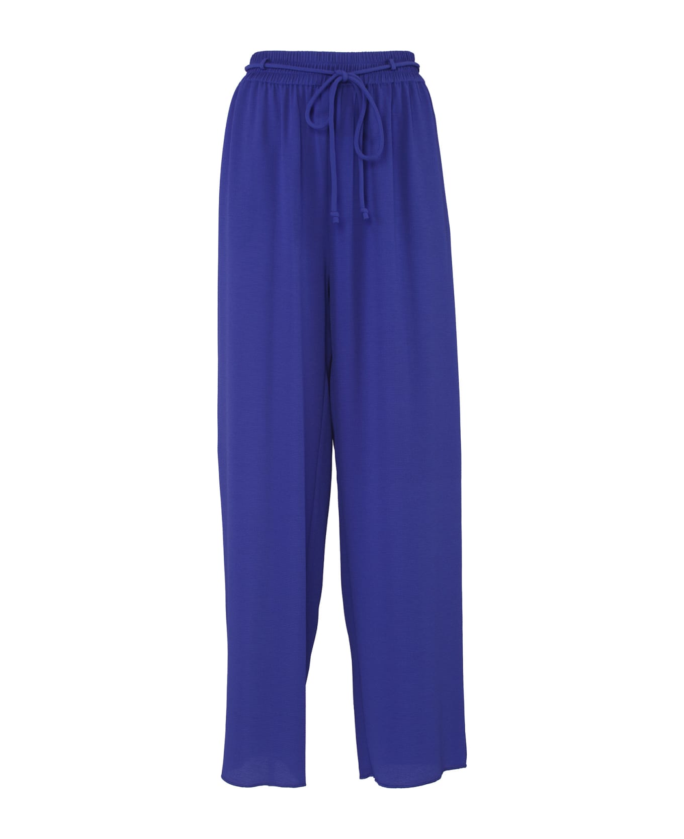Emporio Armani Trousers Clear Blue - Azzurro ボトムス