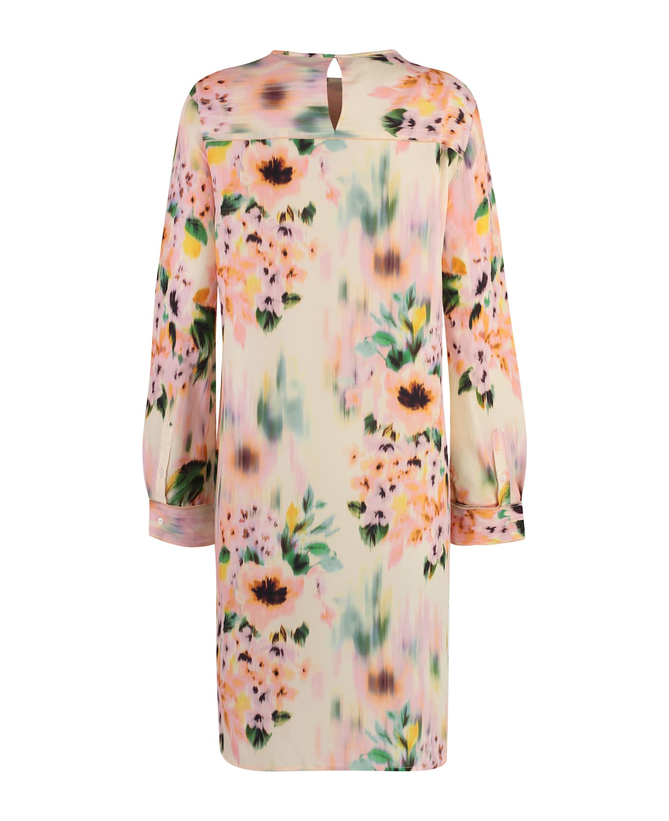 Alfieri & St.John Printed Silk Dress - Pink