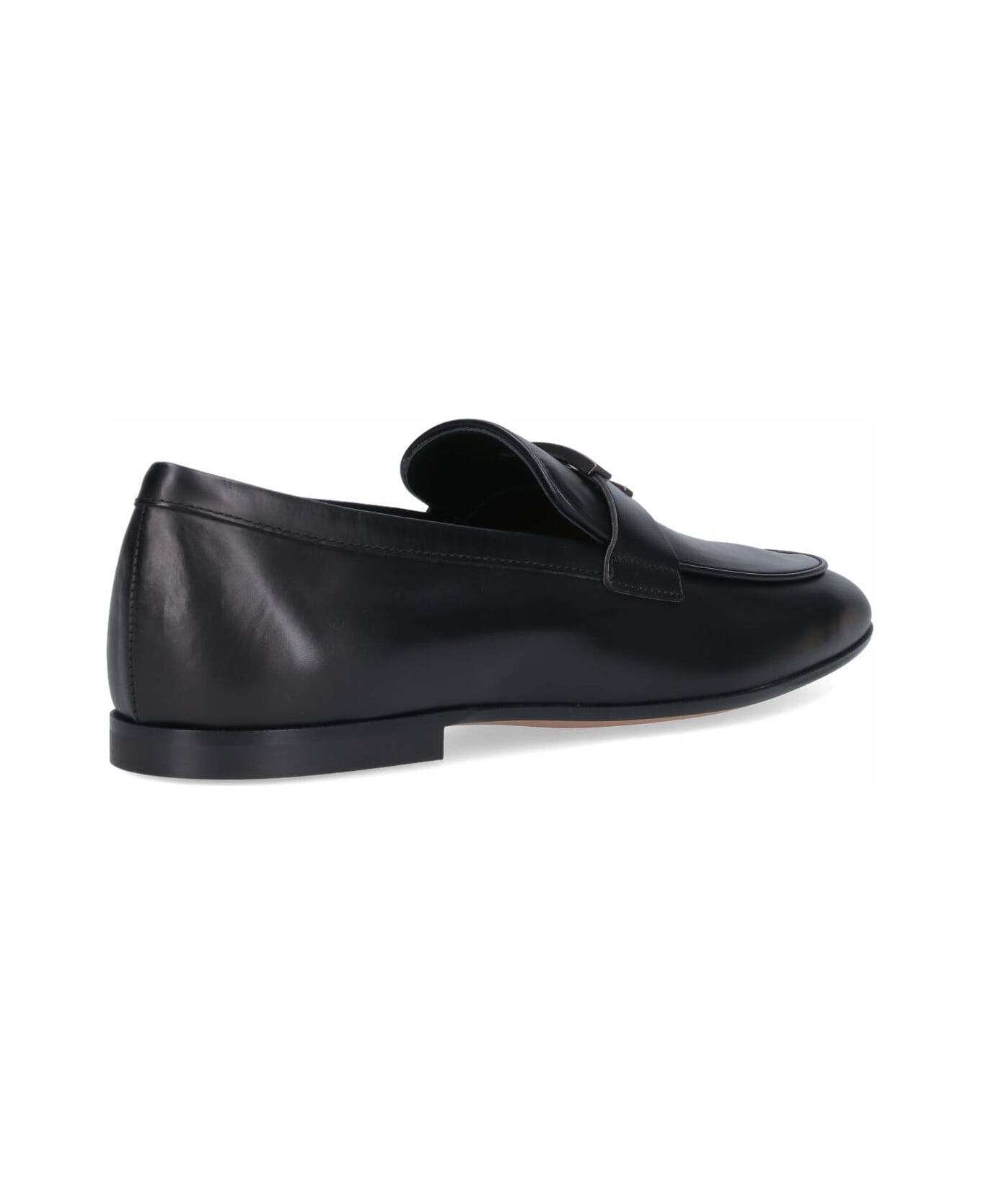 Tod's 't- Senza Tempo' Leather Moccasin - Black