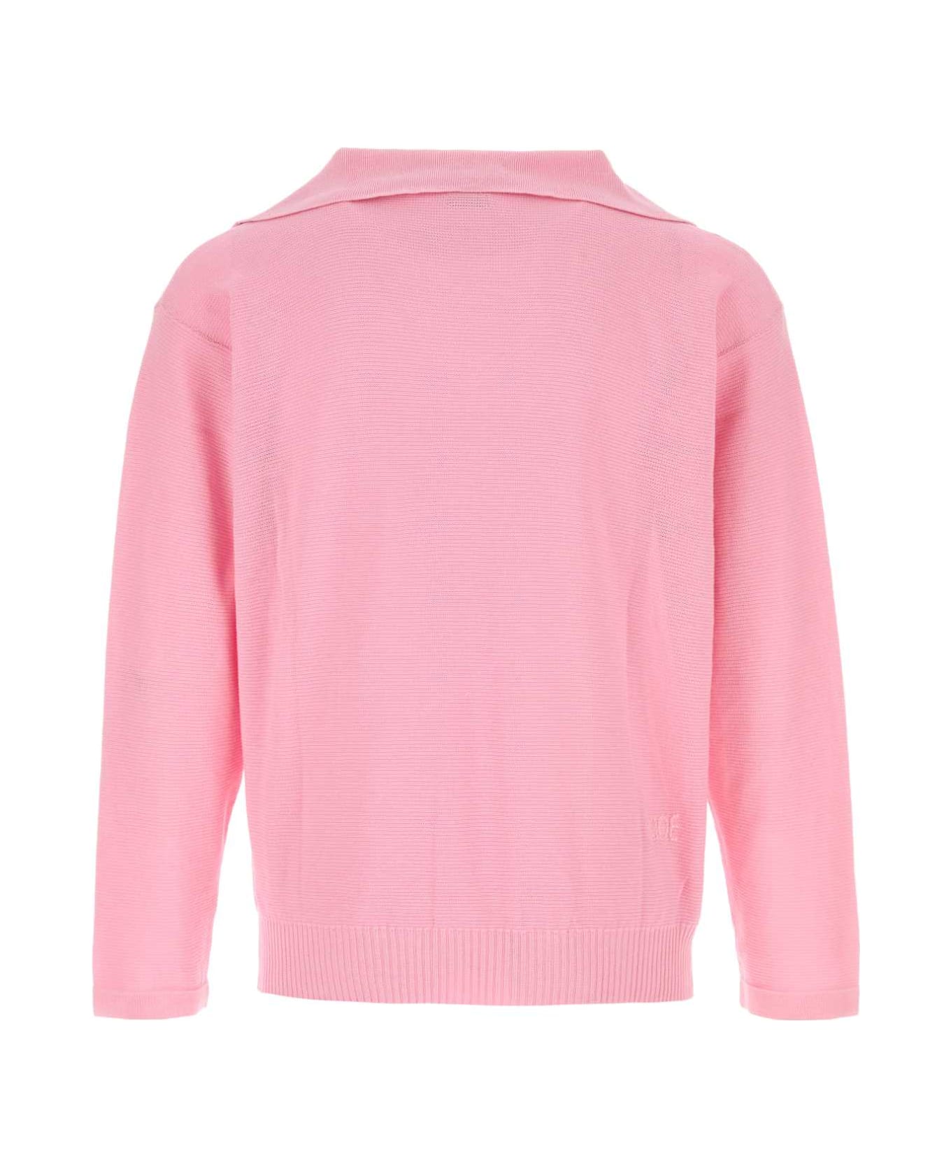 Bode Pink Cotton Polo Shirt - PINK