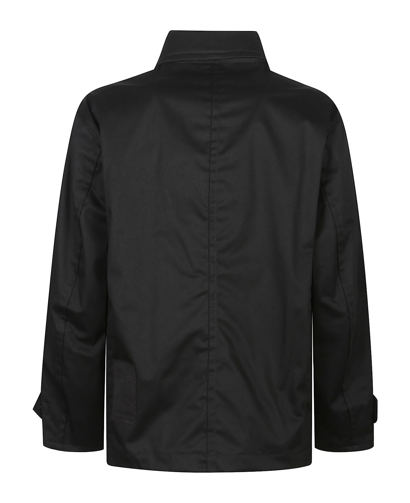Ten C Waterproof Overcoat - Black
