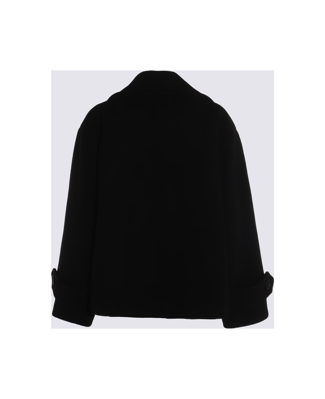 Chloé Black Wool Coat - Black