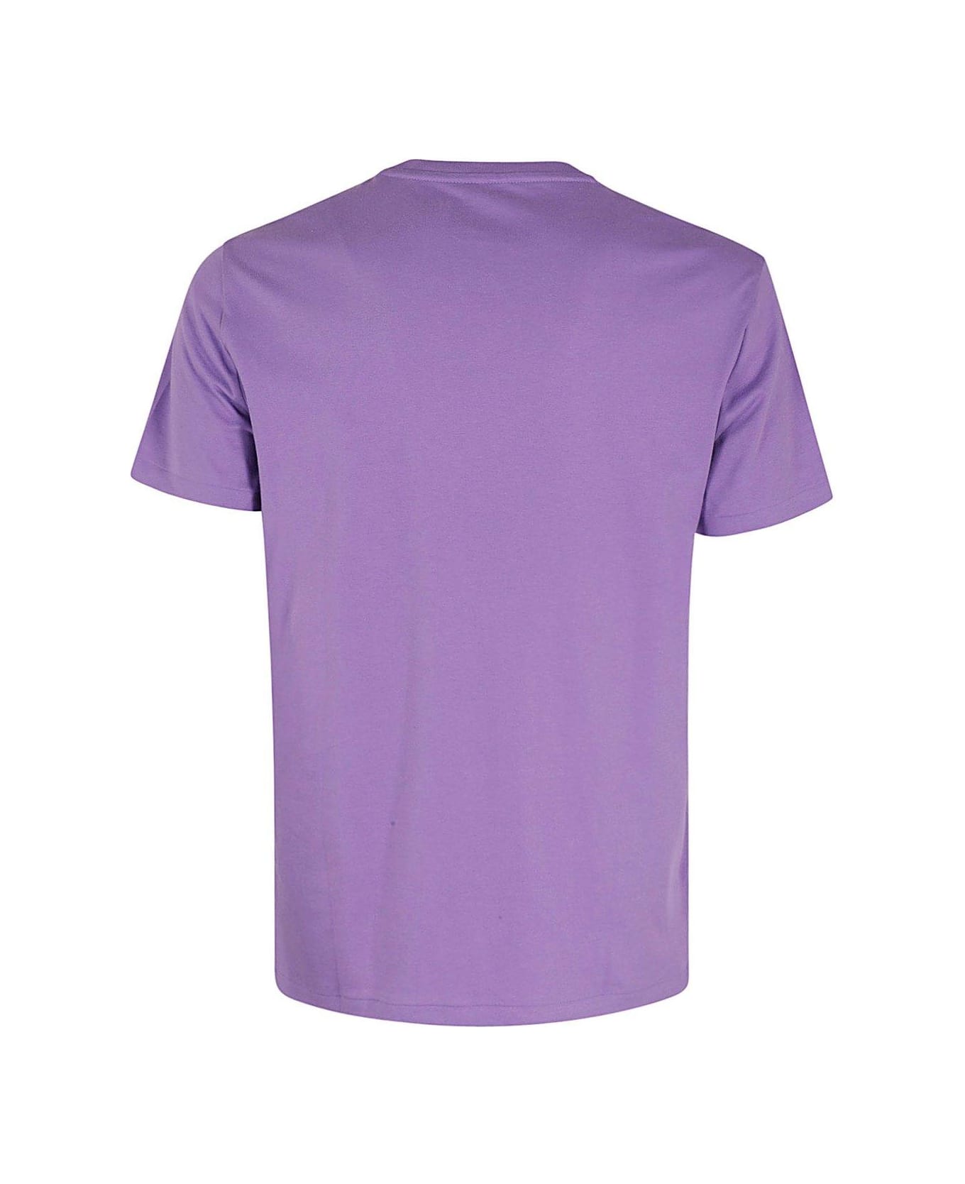 Polo Ralph Lauren Logo Embroidered Crewneck T-shirt - Violet