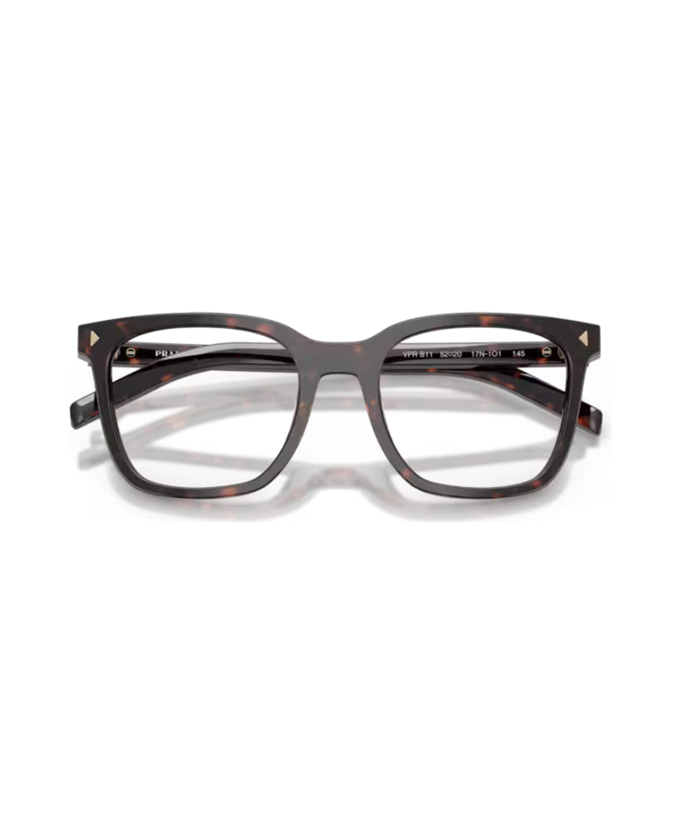 Prada Eyewear Prada Pr B11v 17n1o1 Root Tartarugato Glasses - Havana アイウェア