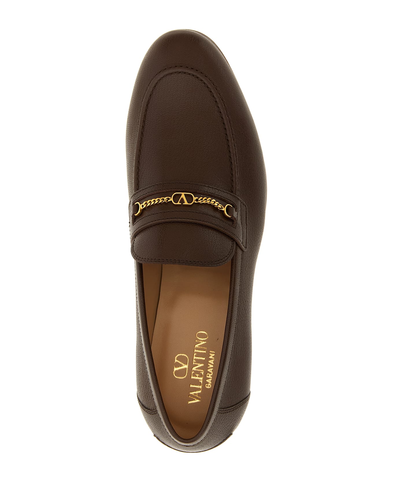 Valentino Garavani 'vlogo Signature' Loafers - Brown