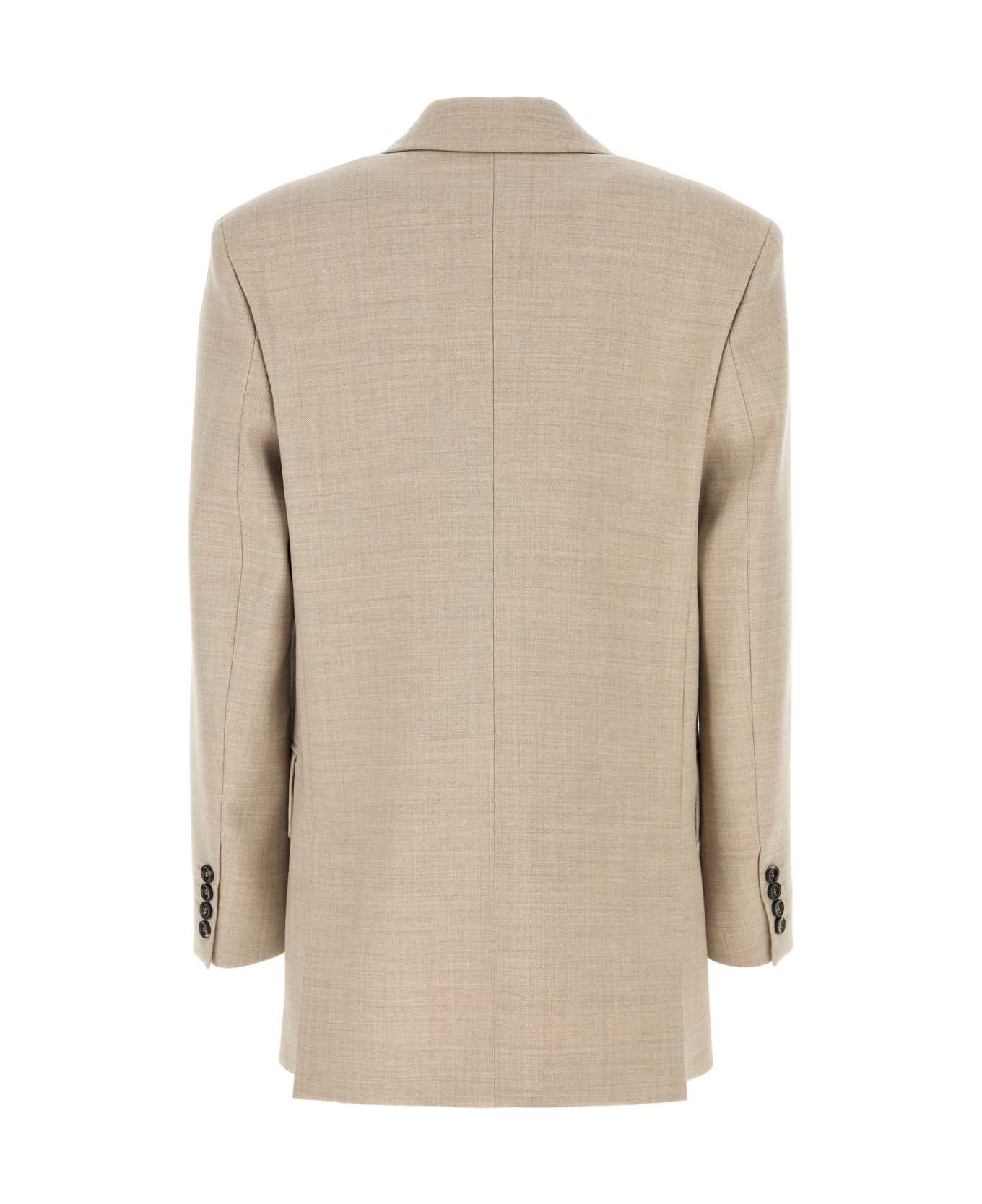 Max Mara Cappuccino Gabardine Rosi Blazer - Beige