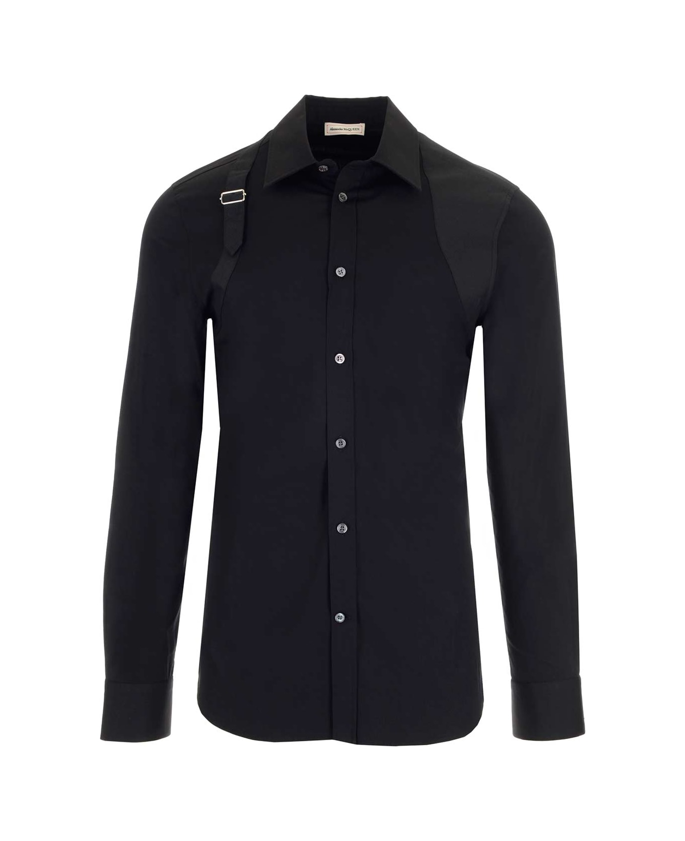 Alexander McQueen Black 'harness' Shirt - Black