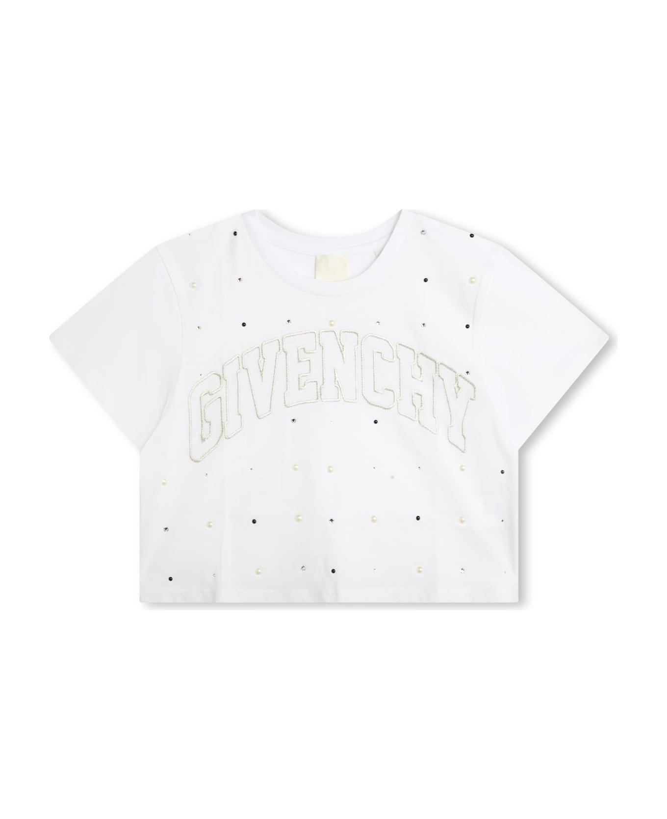 Givenchy T-shirt With Embroidery - White