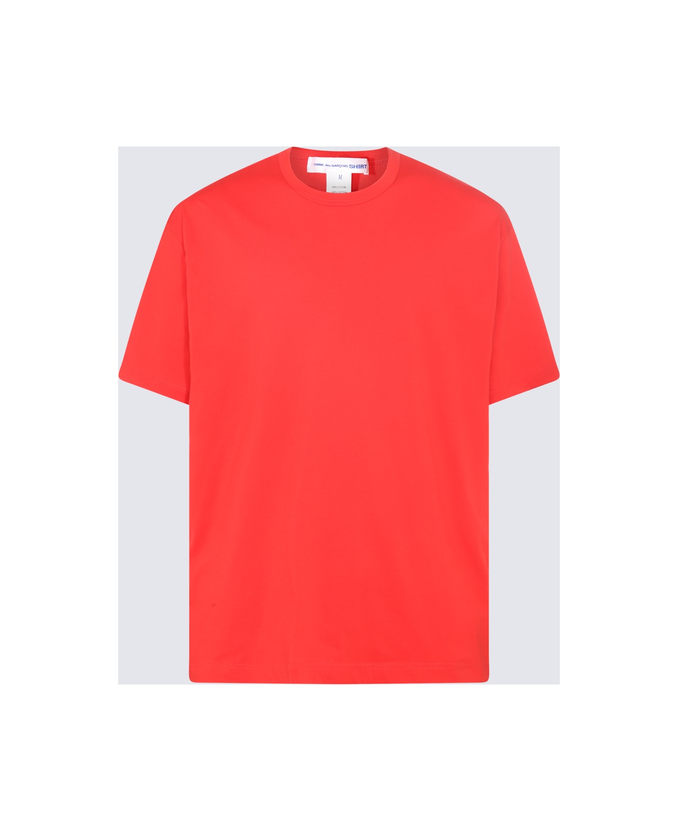 Comme des Garçons Red Cotton T-shirt - Red