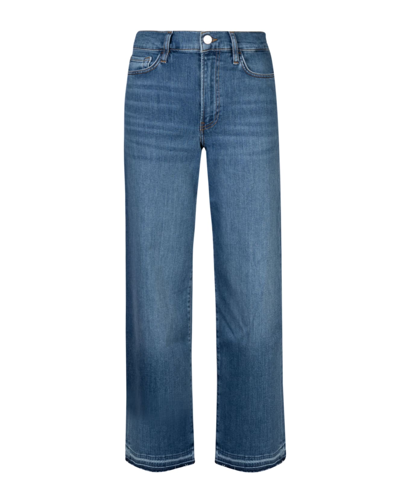 Frame Straight Buttoned Jeans - Jetty