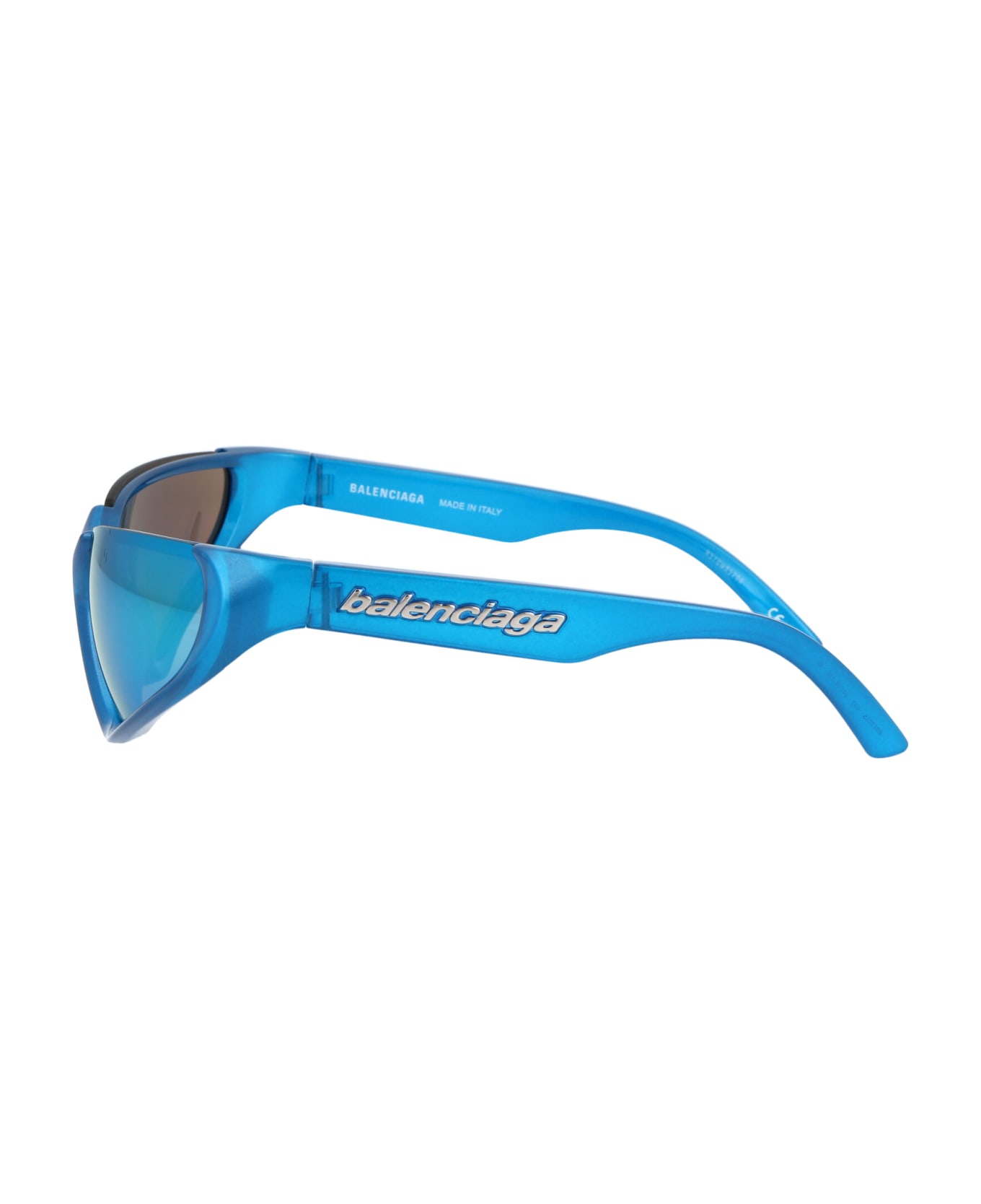 Balenciaga Eyewear Bb0202s Sunglasses - 003 LIGHT BLUE LIGHT BLUE GREEN サングラス