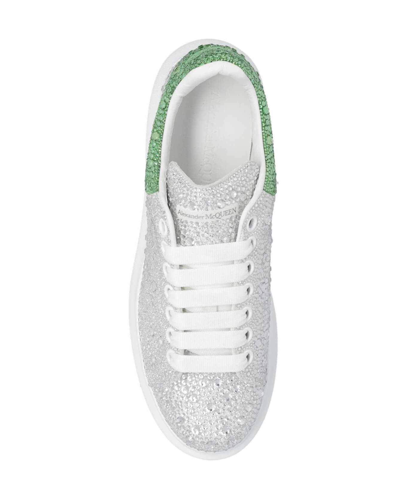 Alexander McQueen Embellished Lace-up Sneakers