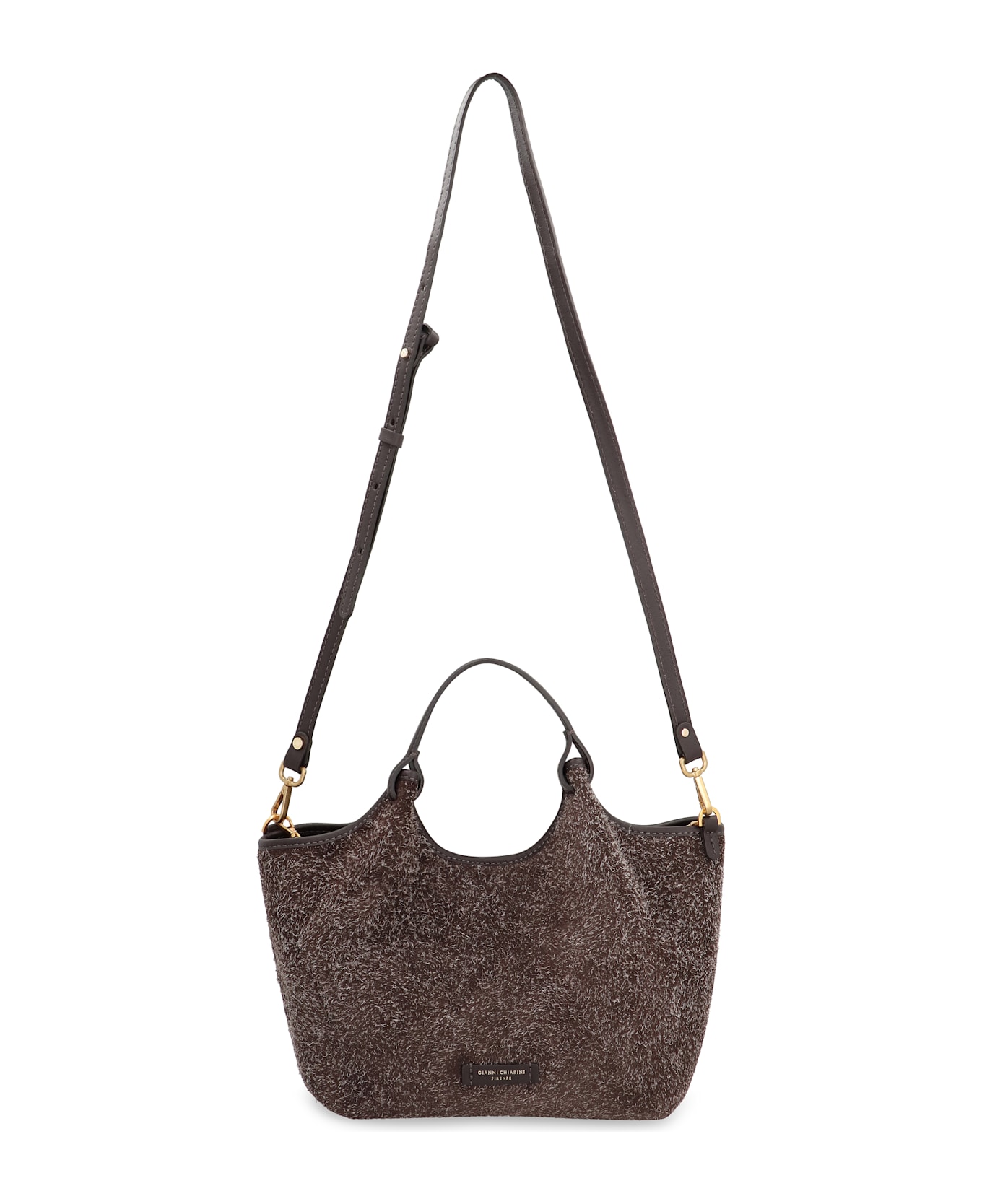 Gianni Chiarini Dua Suede Handbag - brown