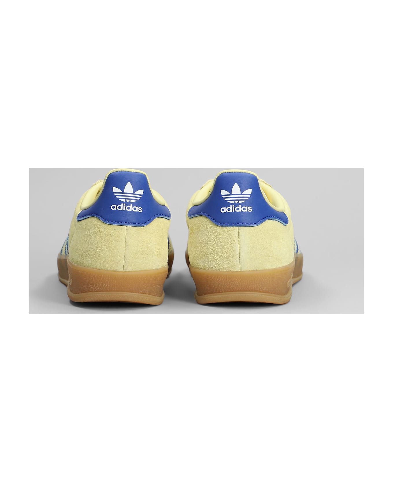 Adidas Gazelle Indoor Sneakers In Yellow Suede - yellow