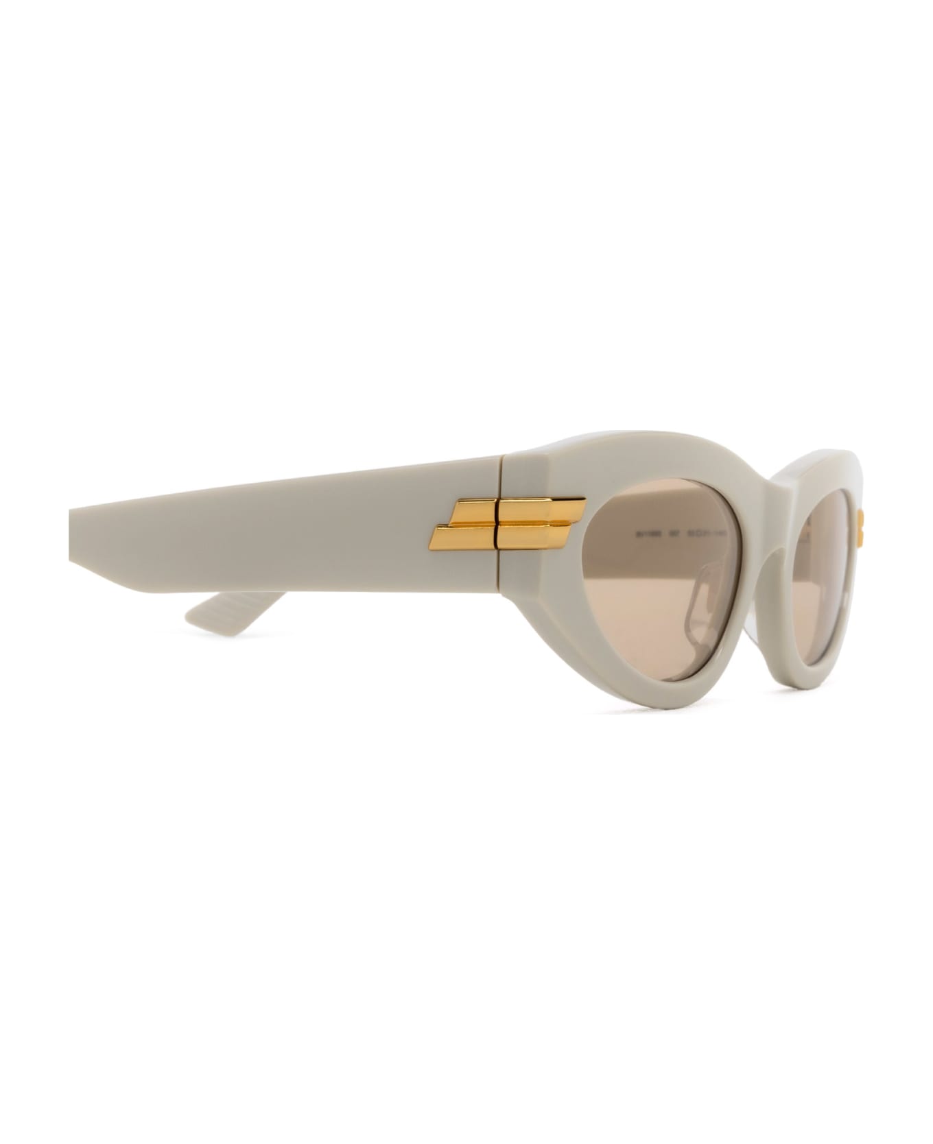 Bottega Veneta Eyewear Bv1189s White Sunglasses - White