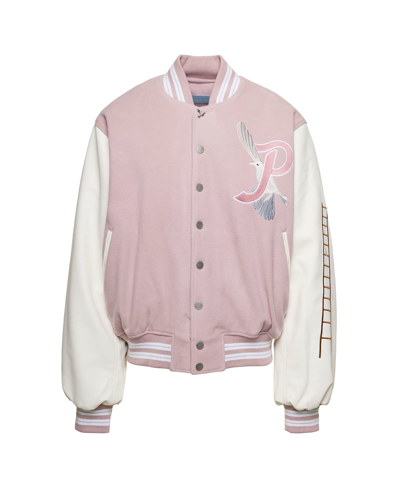 3.Paradis Varsity Letterman Jacket - Pink ジャケット