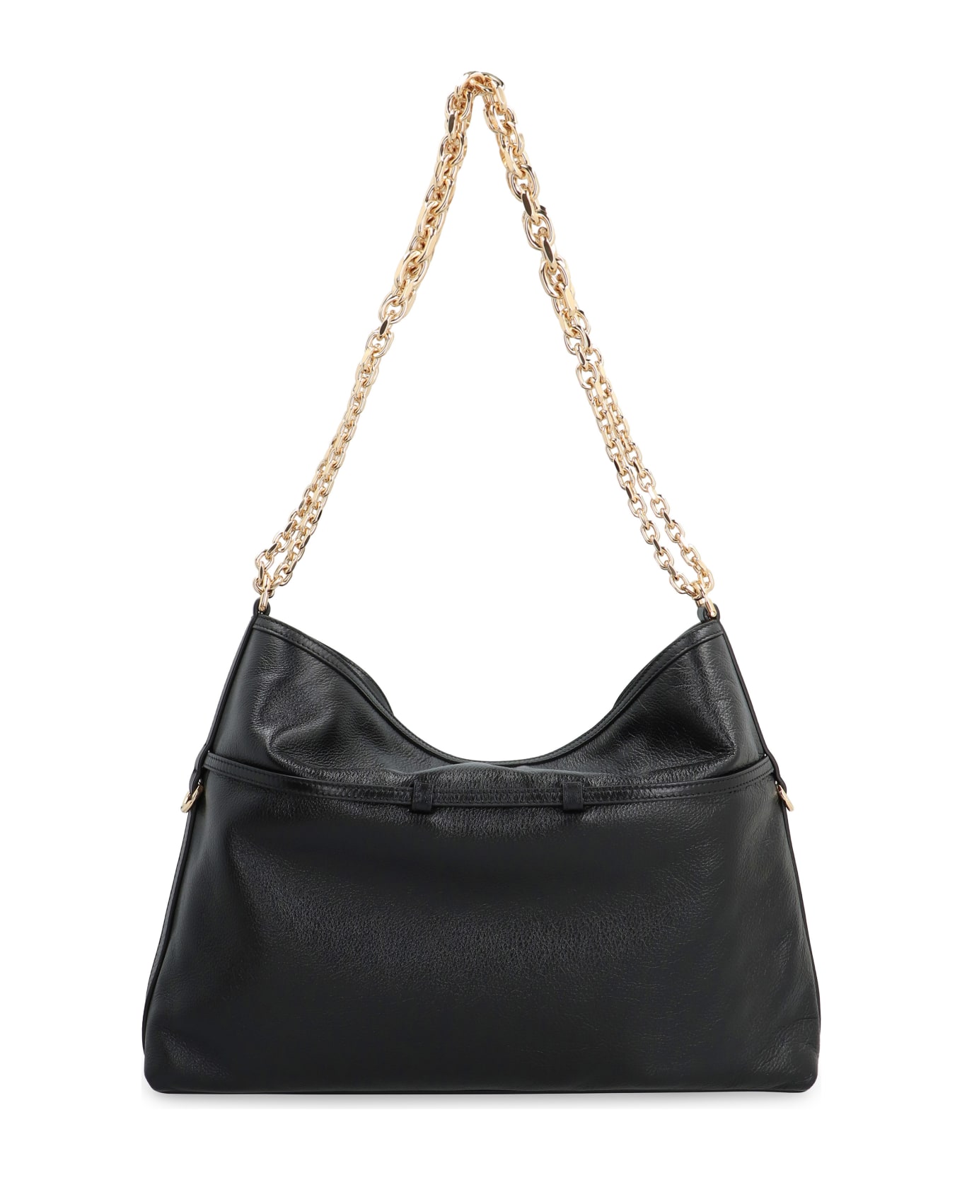 Givenchy Voyou Chain Leather Shoulder Bag - black