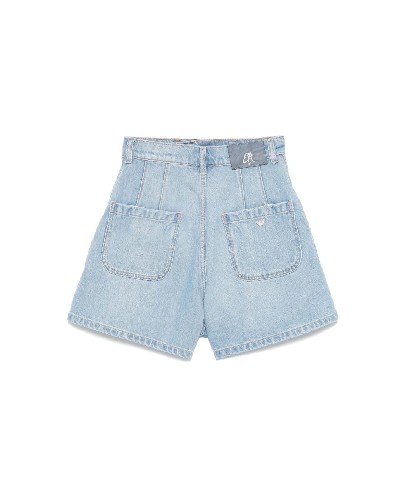 Emporio Armani Denim Shorts - Clear Blue