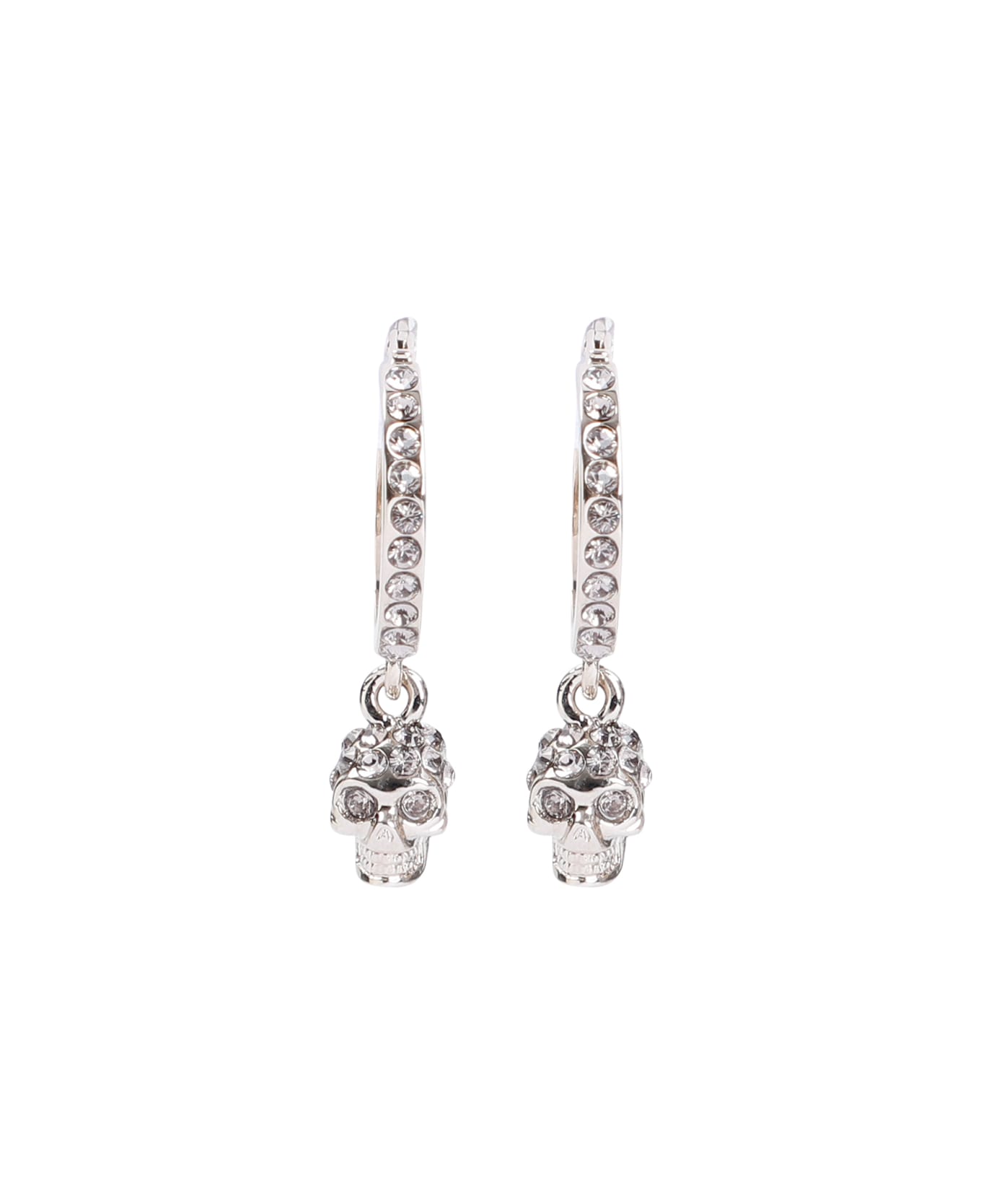 Alexander McQueen Creole Mini Earrings - Greige