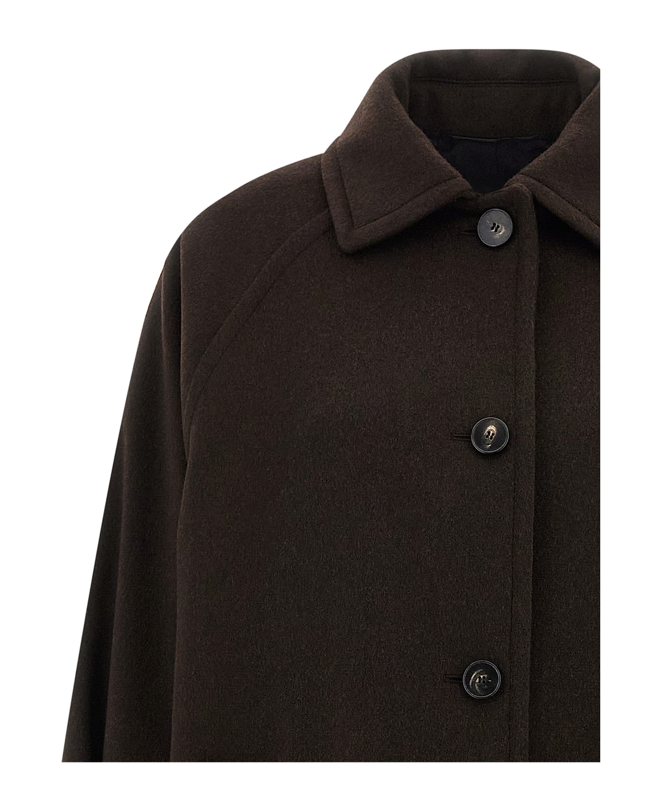 Alberto Biani Long Coat - Brown