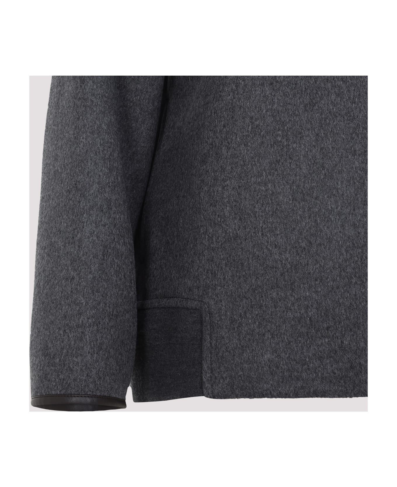 Bottega Veneta Wool Jacket - Charcoal Melange