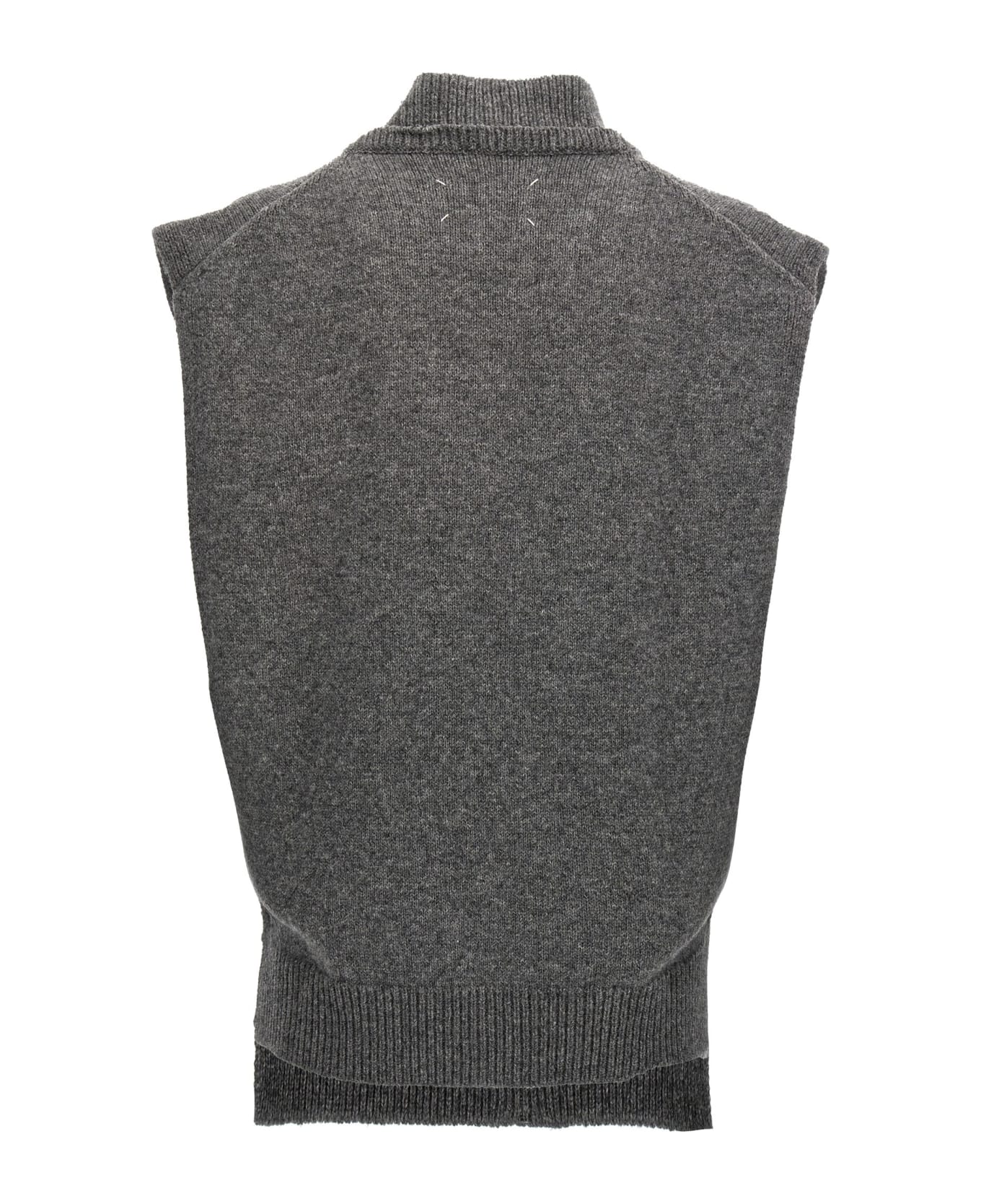 Maison Margiela Side Slit Vest - Gray