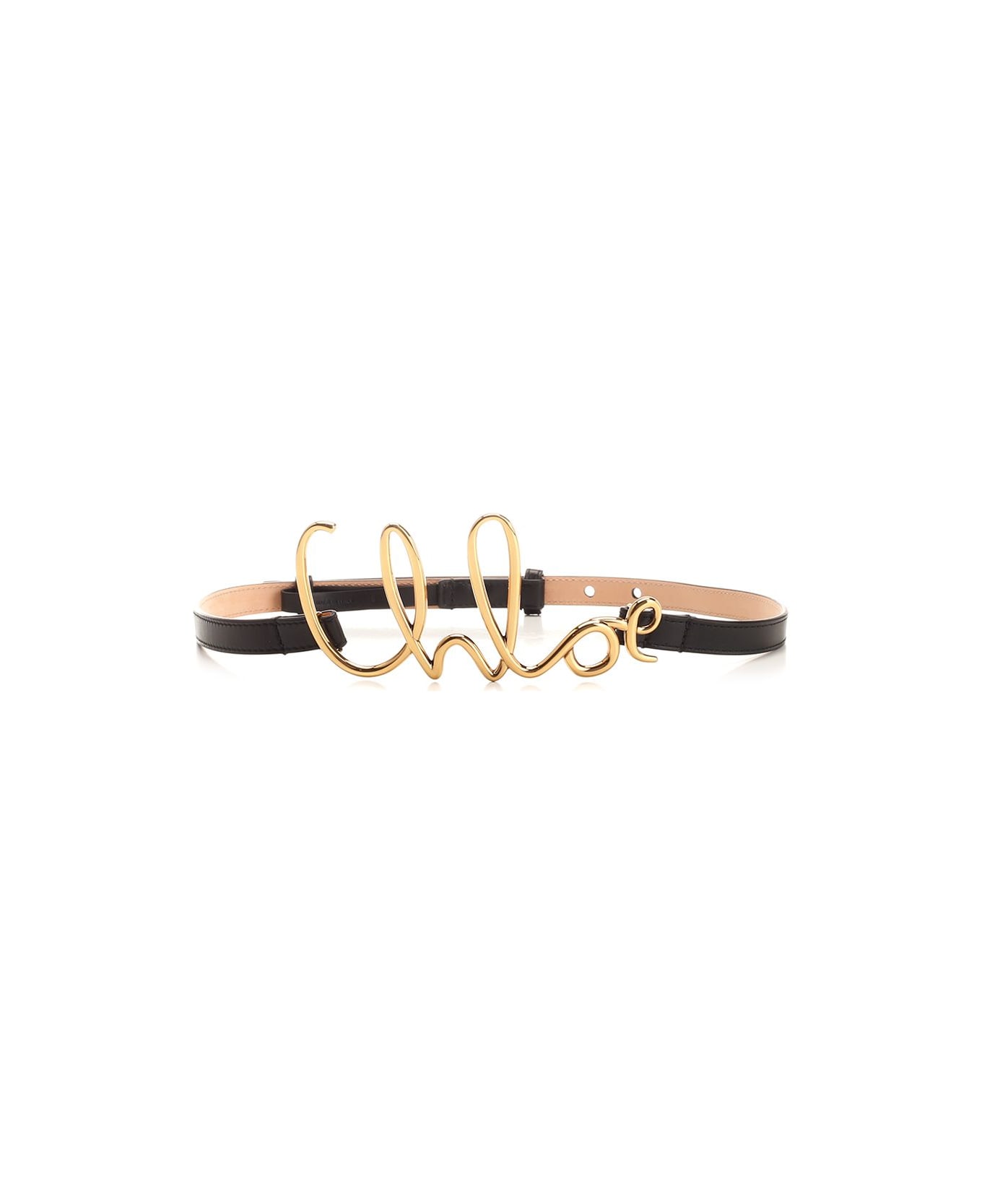 Chloé Signature Belt - Black