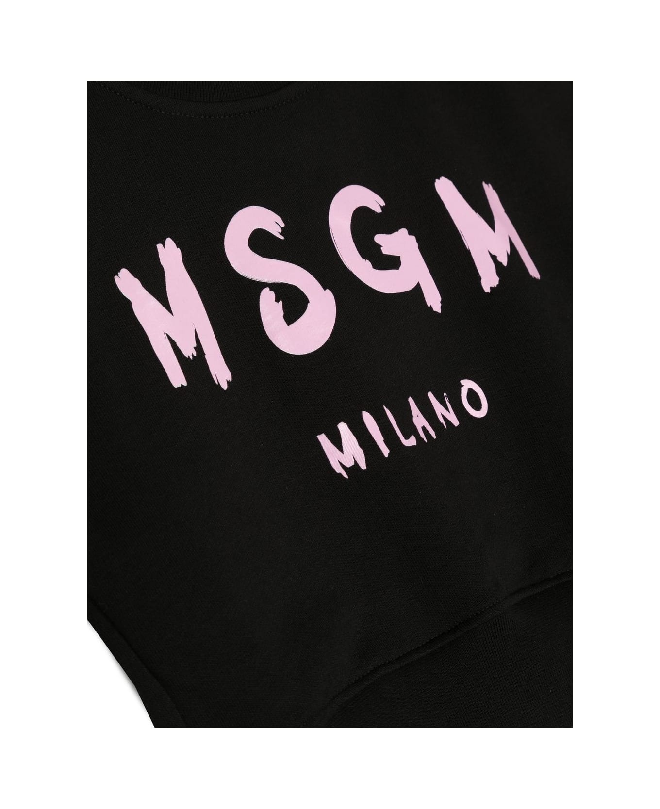 MSGM Sweatshirt With Print - Black